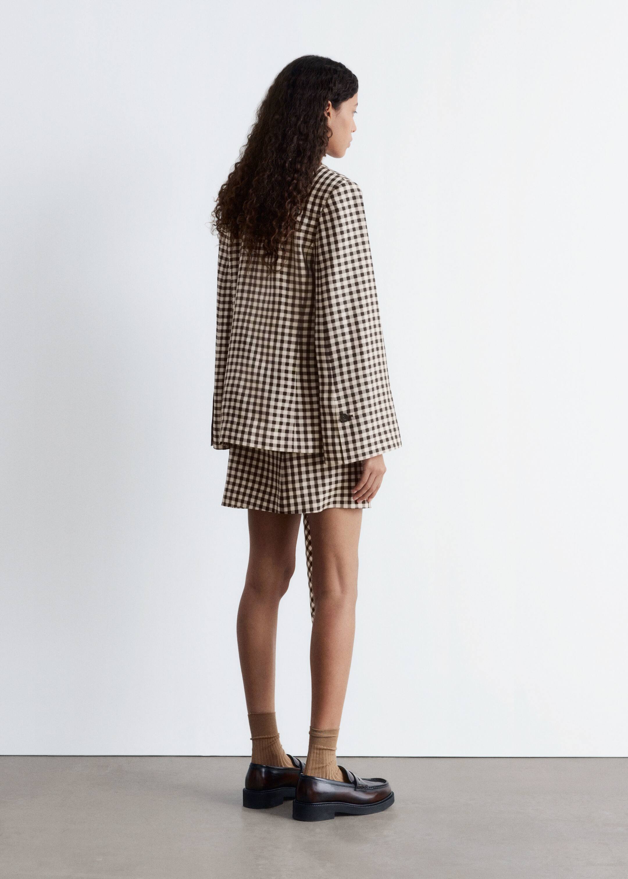 Ver imagen más grande: Americana a cuadros - Cuadros vichy marrones - MUJER | H&M ES 6