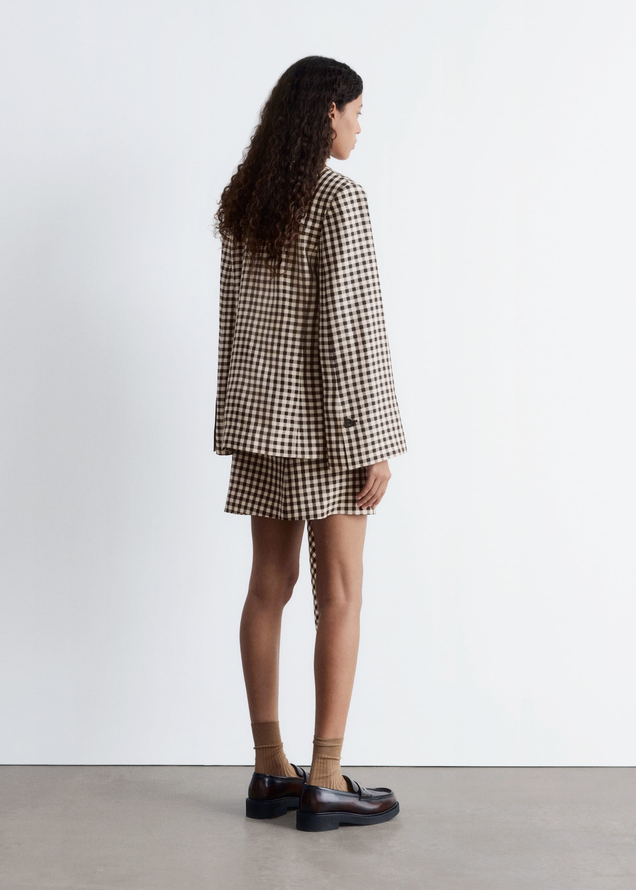 Ver imagen más grande: Americana a cuadros - Cuadros vichy marrones - MUJER | H&M ES 6