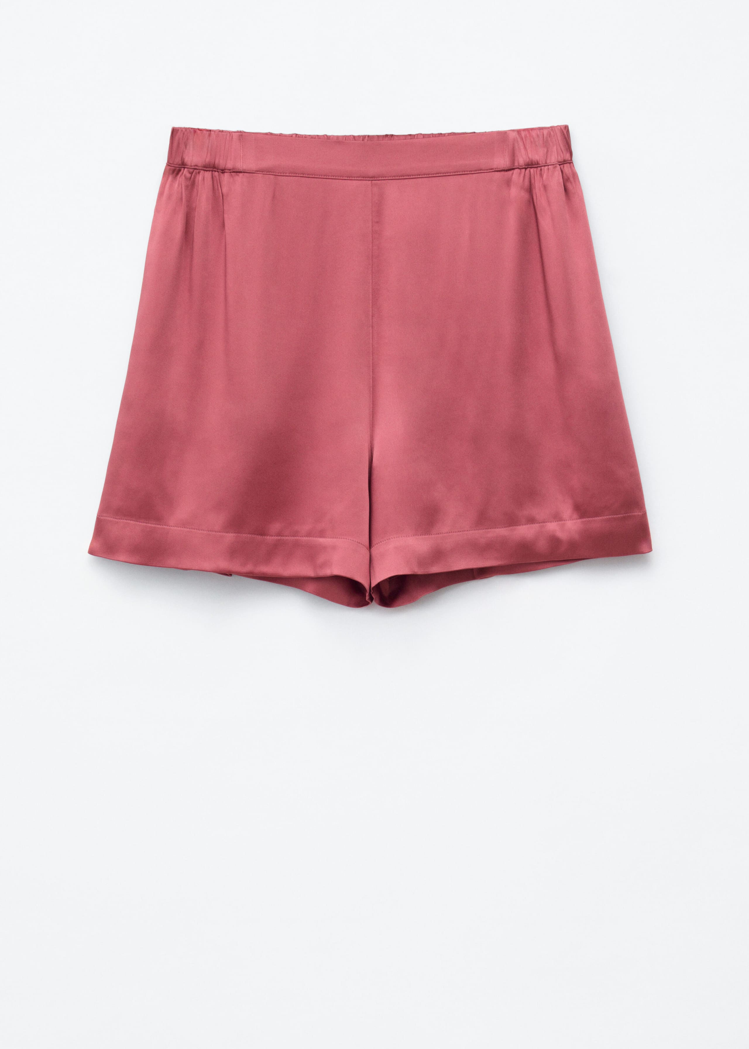Image of Satin Pull-On Shorts