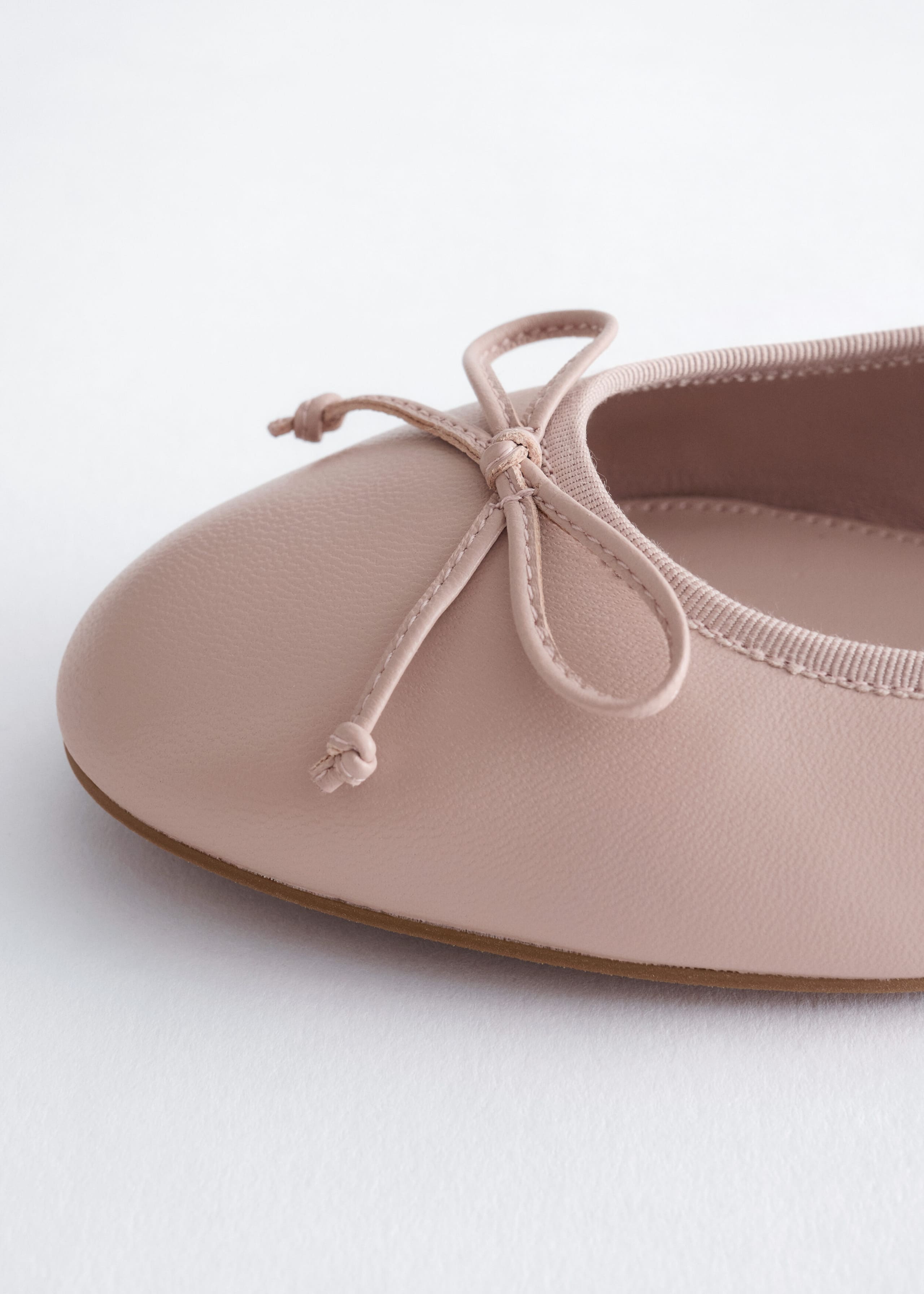 Leather Ballet Flats - Light Pink - Still Life