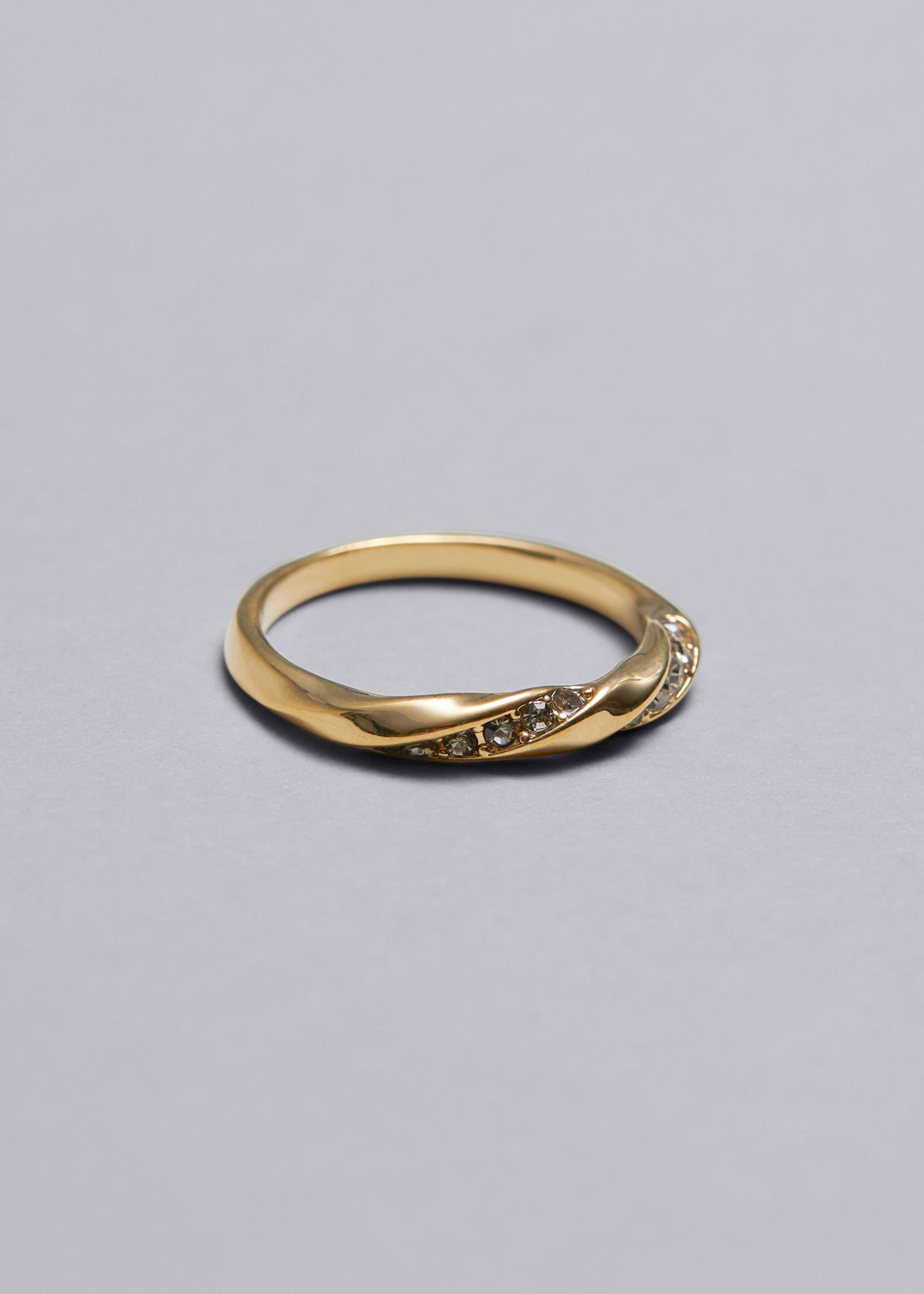 Anello Crystal Twist - Oro - Natura morta