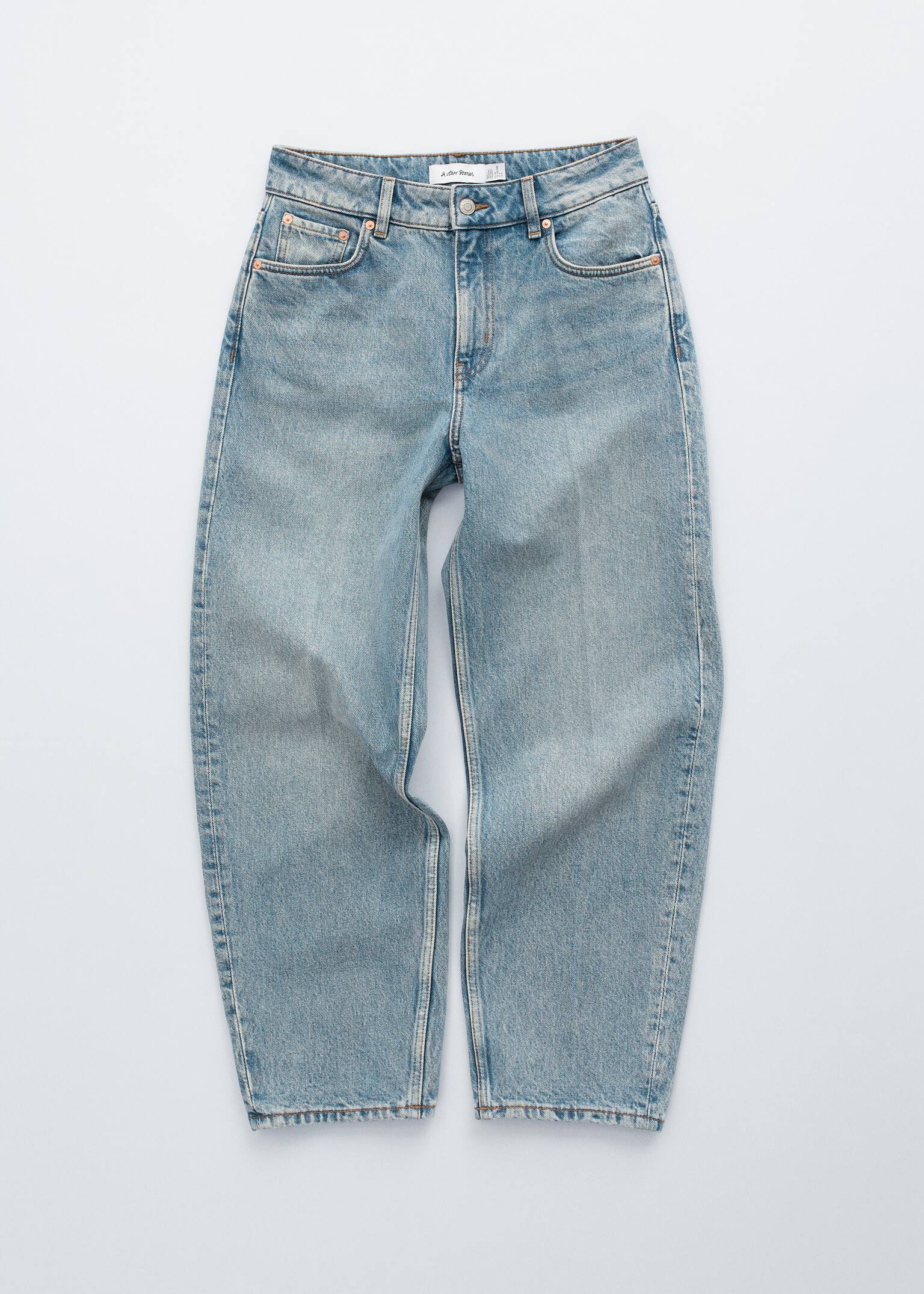 Vaqueros con corte ajustado al tobillo - Azul claro/Negro/Azul medio/Beige/Blanco crema - 2