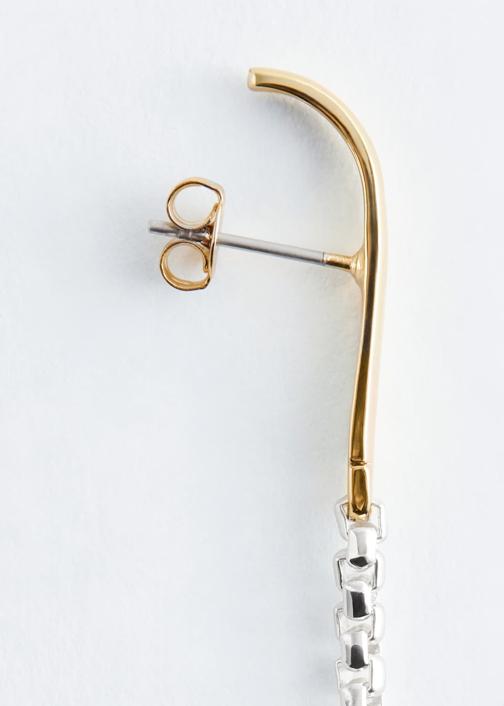 Image of Long Chain Earcuff Earrings