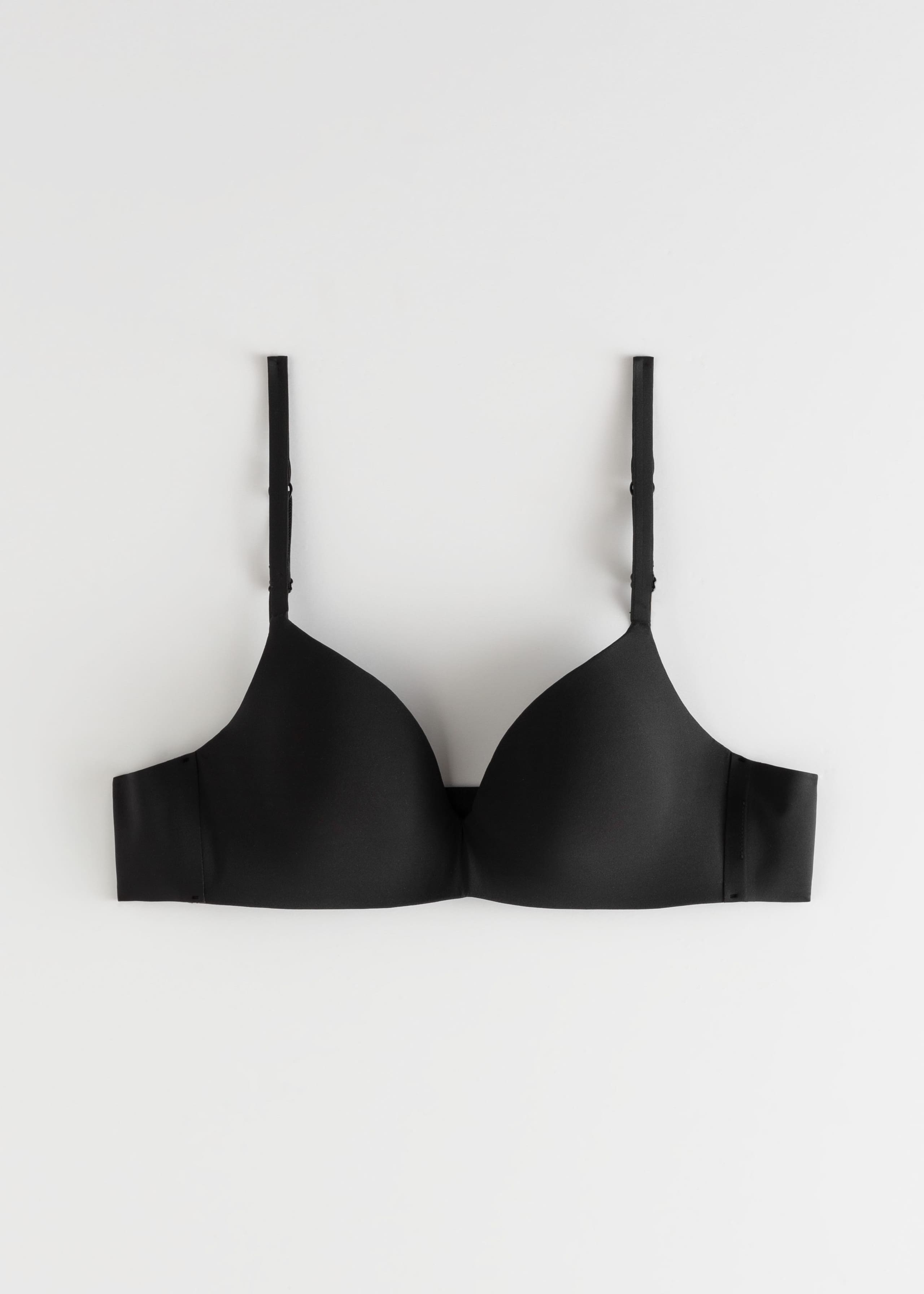Seamless Technical Padded Bra - Dark Brown - Still Life