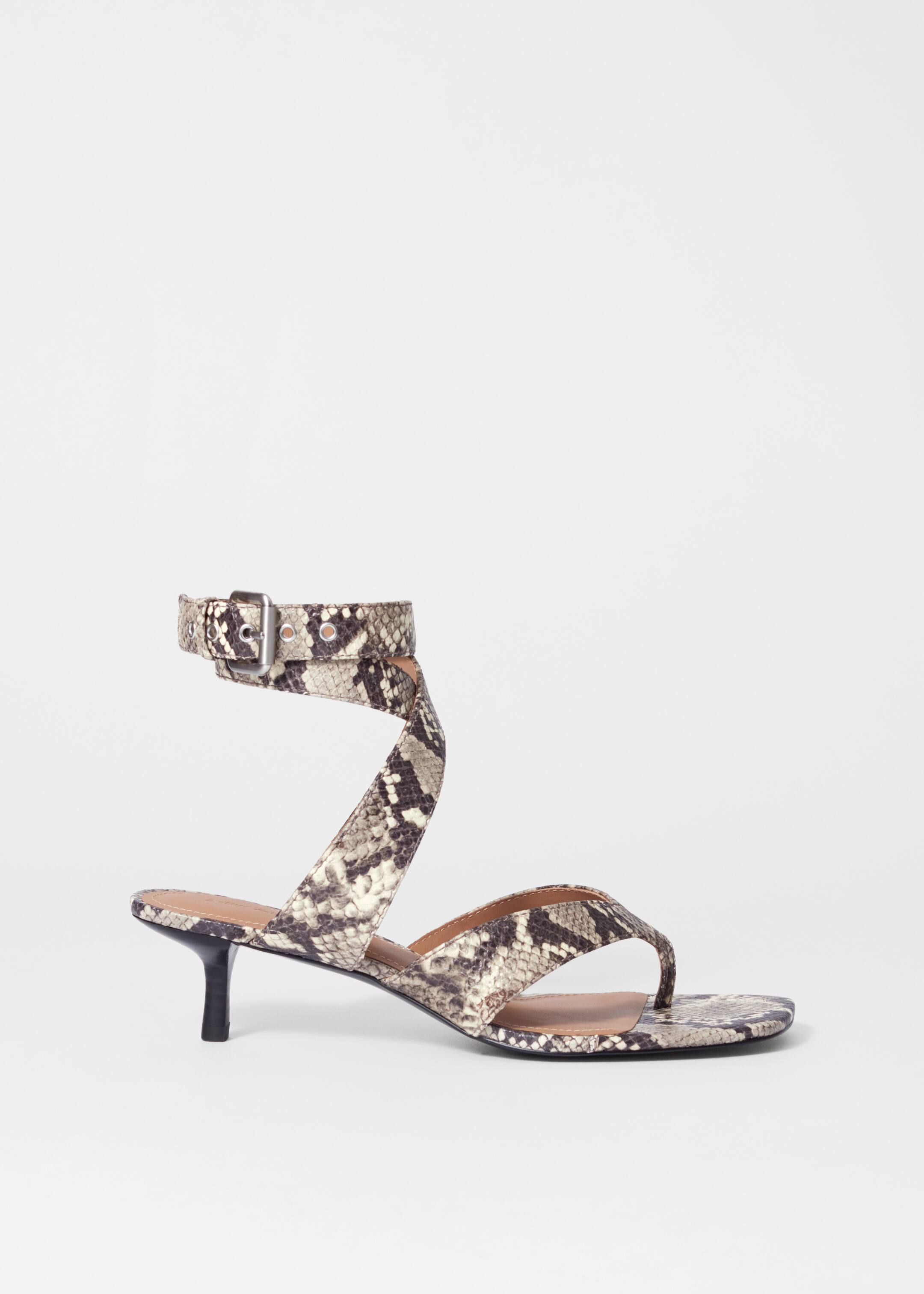 Agrandir l'image: Tongs à petits talons - Serpent - FEMME | H&M FR 2