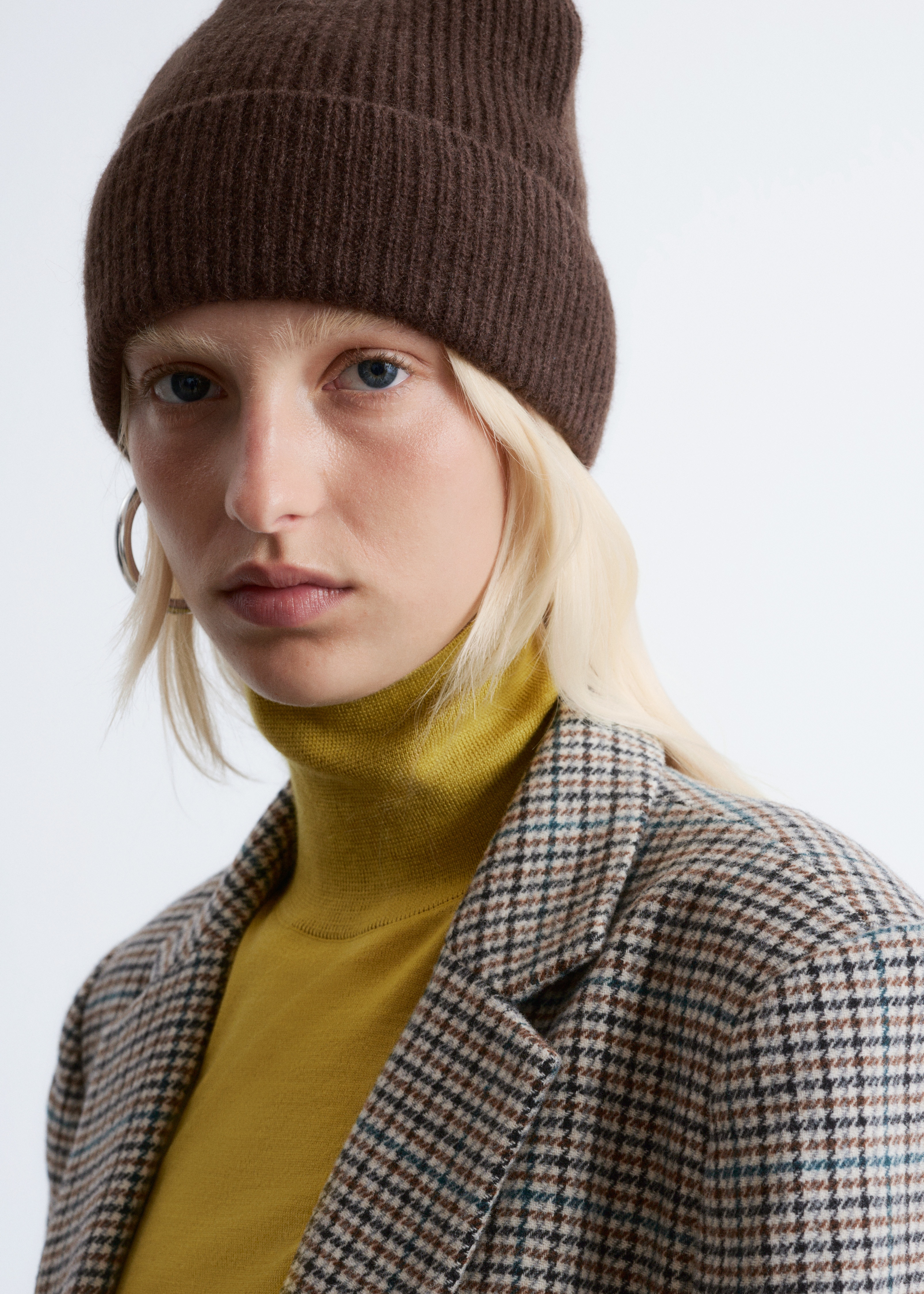 Cashmere Beanie - Mahogany/Pink/Mole/Cream/Teal Green/Navy Blue/Black/Bright Blue