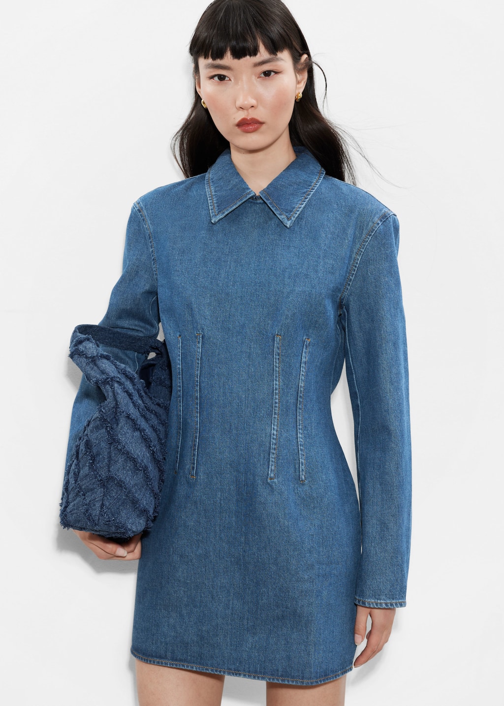 Image of Denim Mini Dress