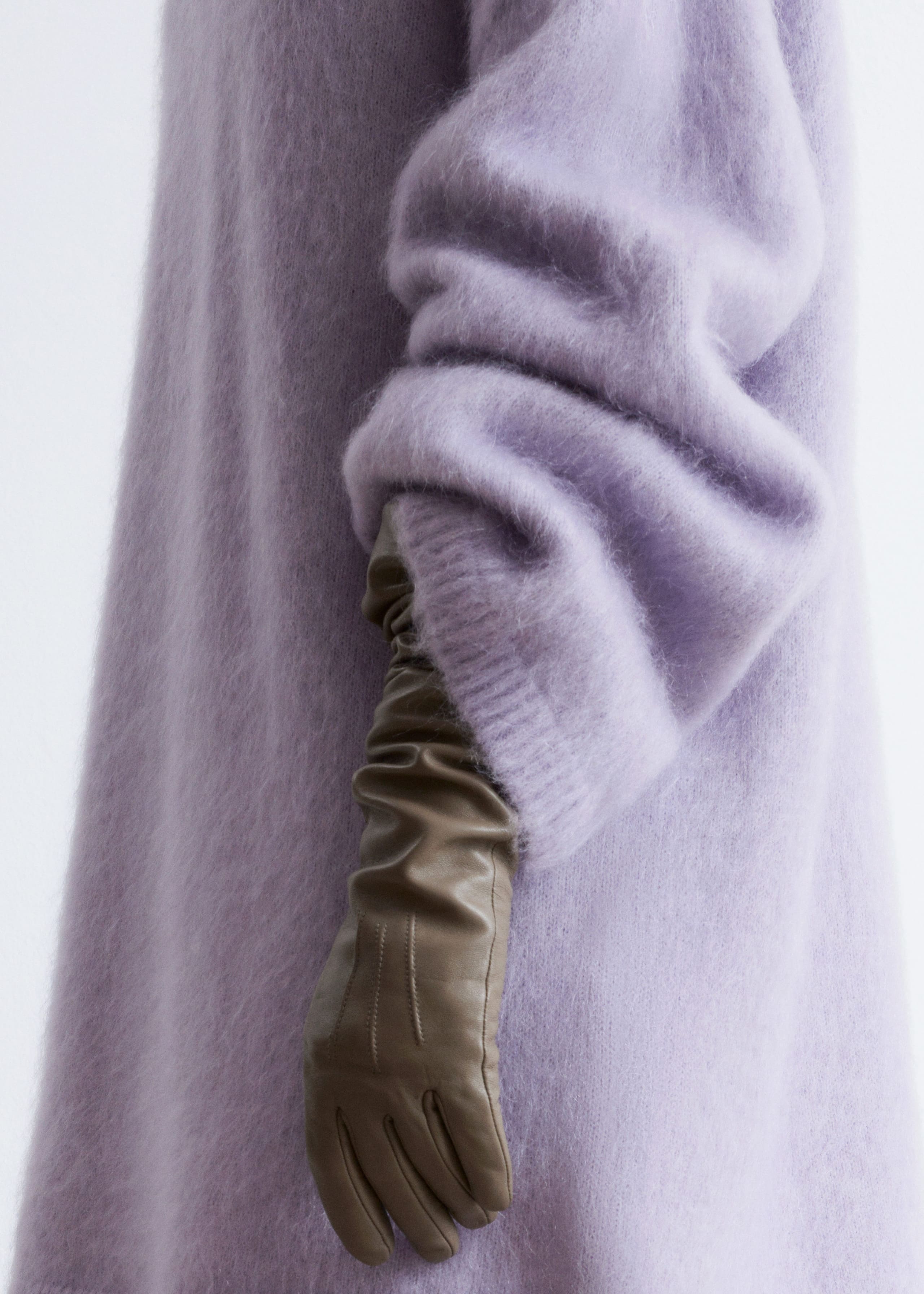 Image of Guantes largos de piel