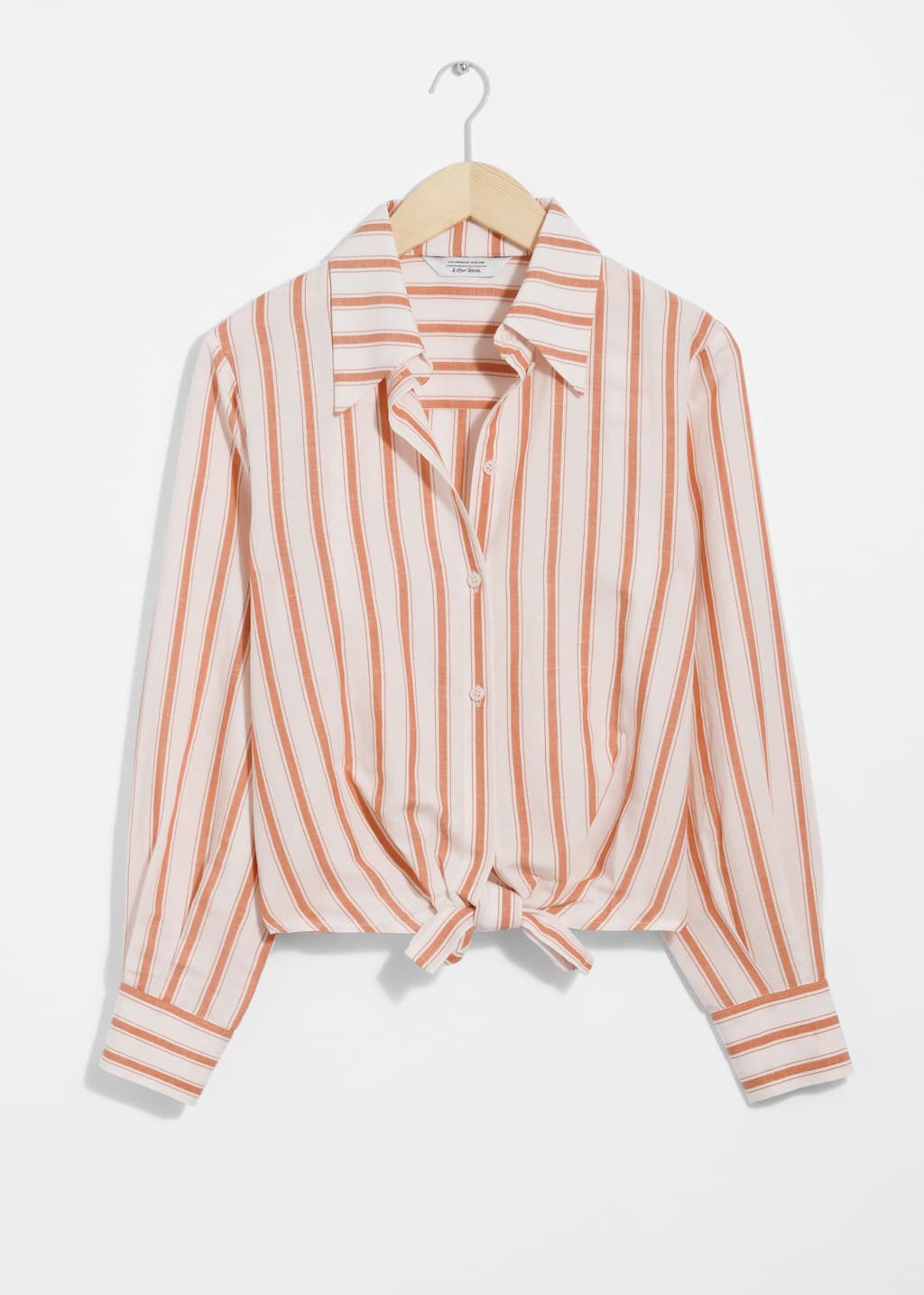 Camisa con lazo al frente - Azul/Blanco - Bodegón