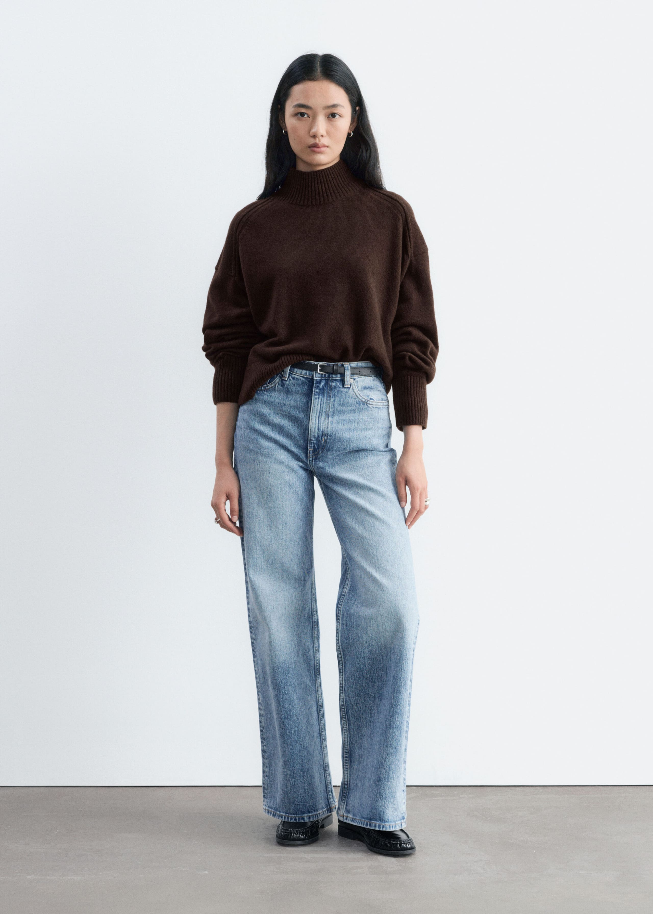 Wide-Leg Jeans - Light blue - Lookbook