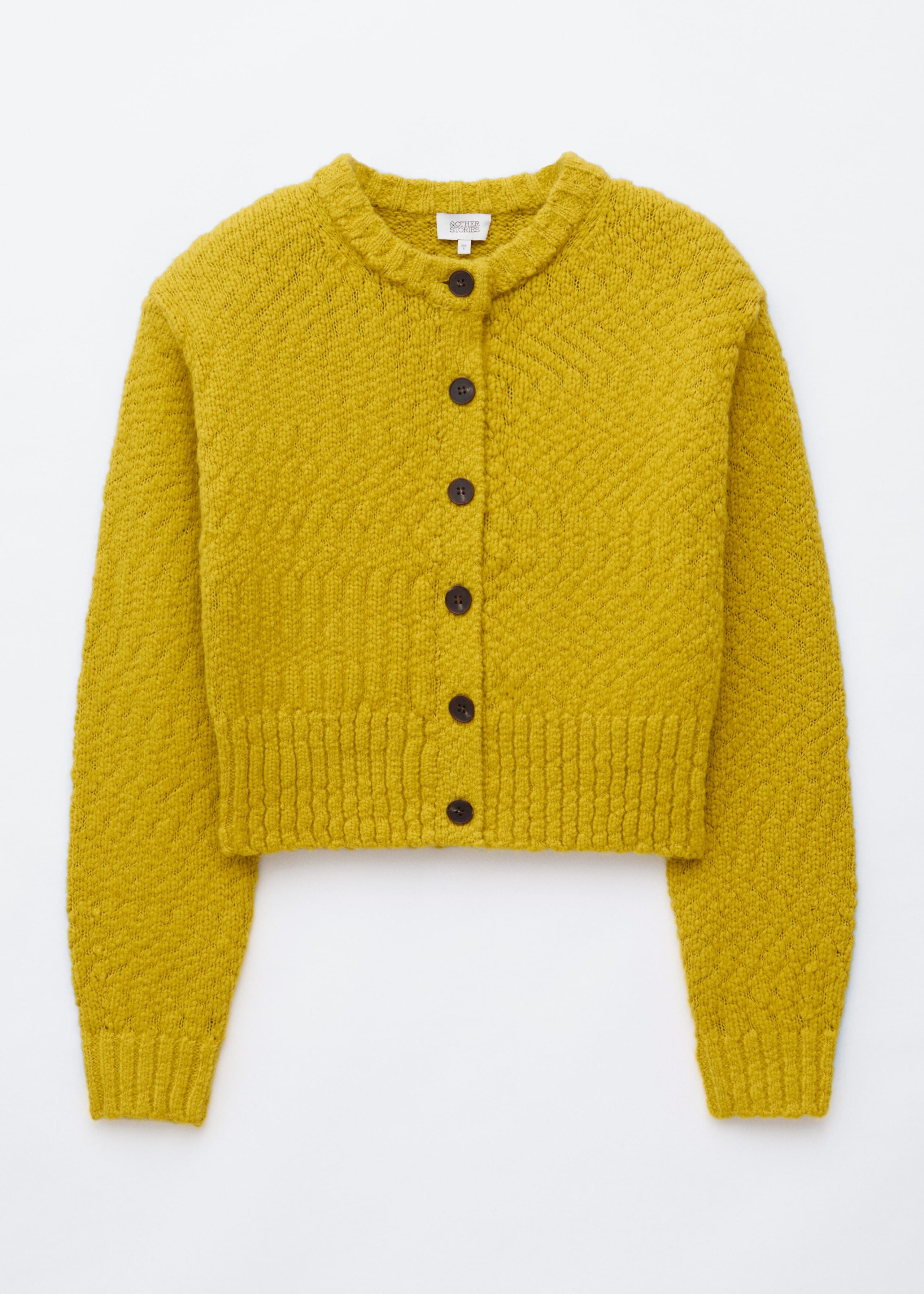 Wool-Cotton Cardigan - Olive - Still Life