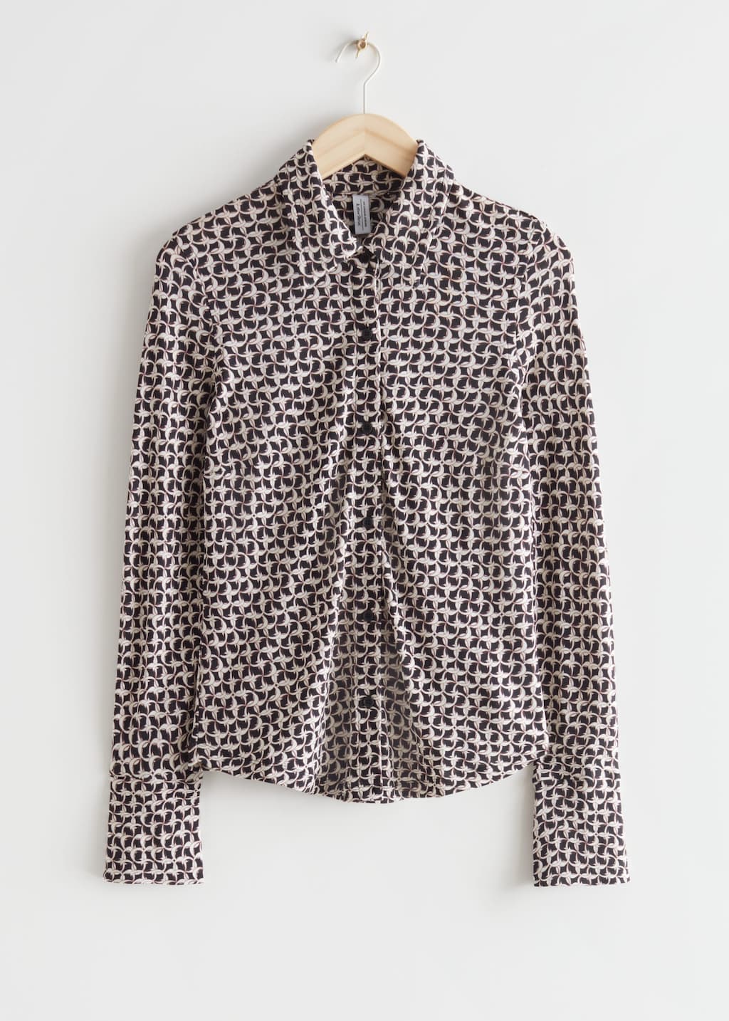 Printed Shirt - Black Print - Still Life