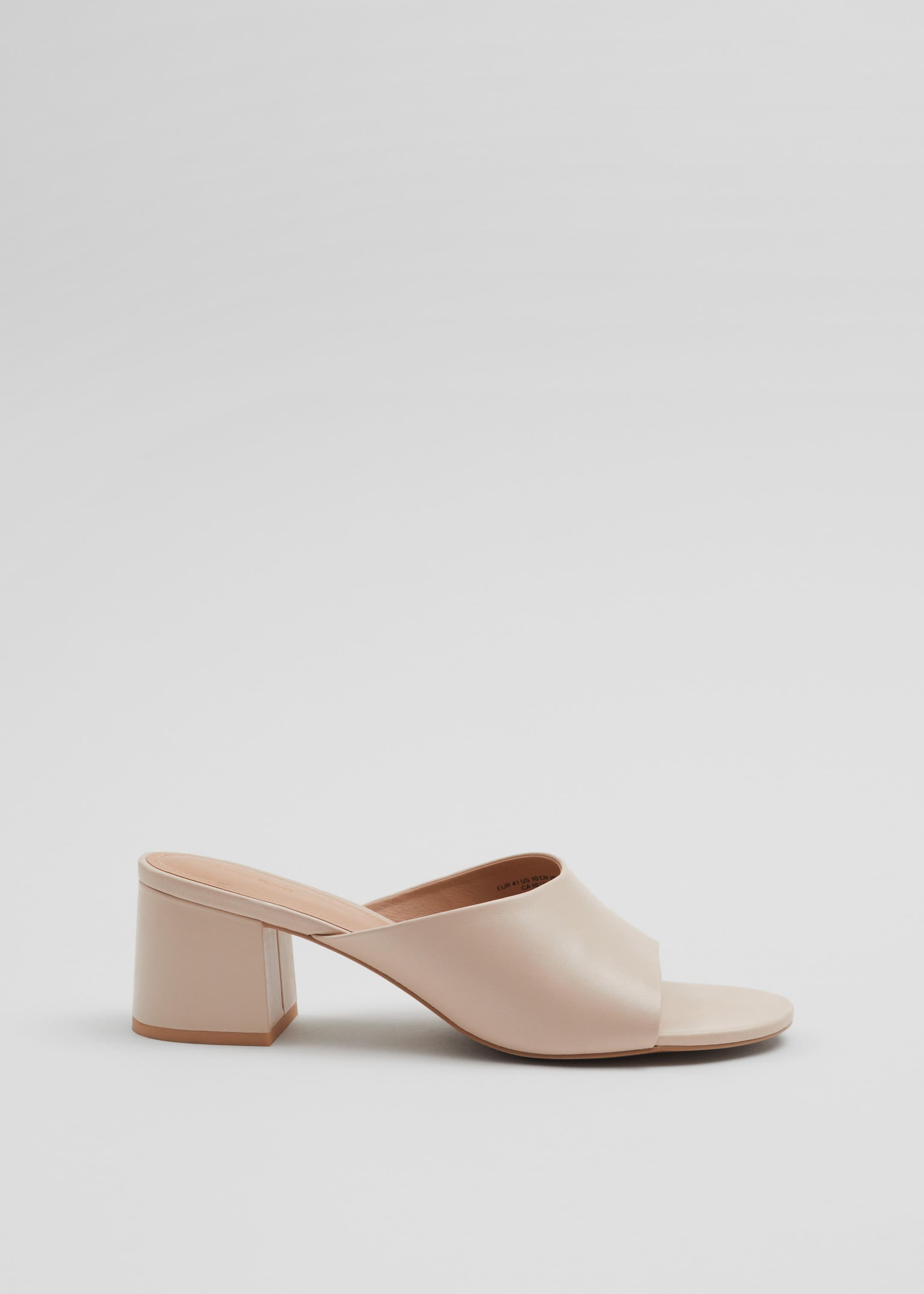 View larger image: Classic Leather Mules - Beige - Ladies | H&M GB 1