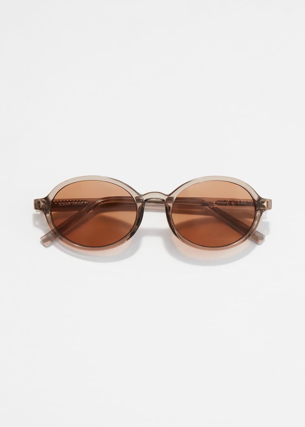 Image of Oval-Frame Sunglasses