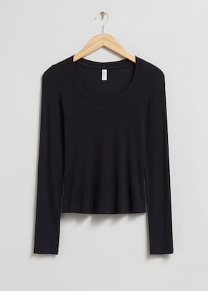 Black Ribbed