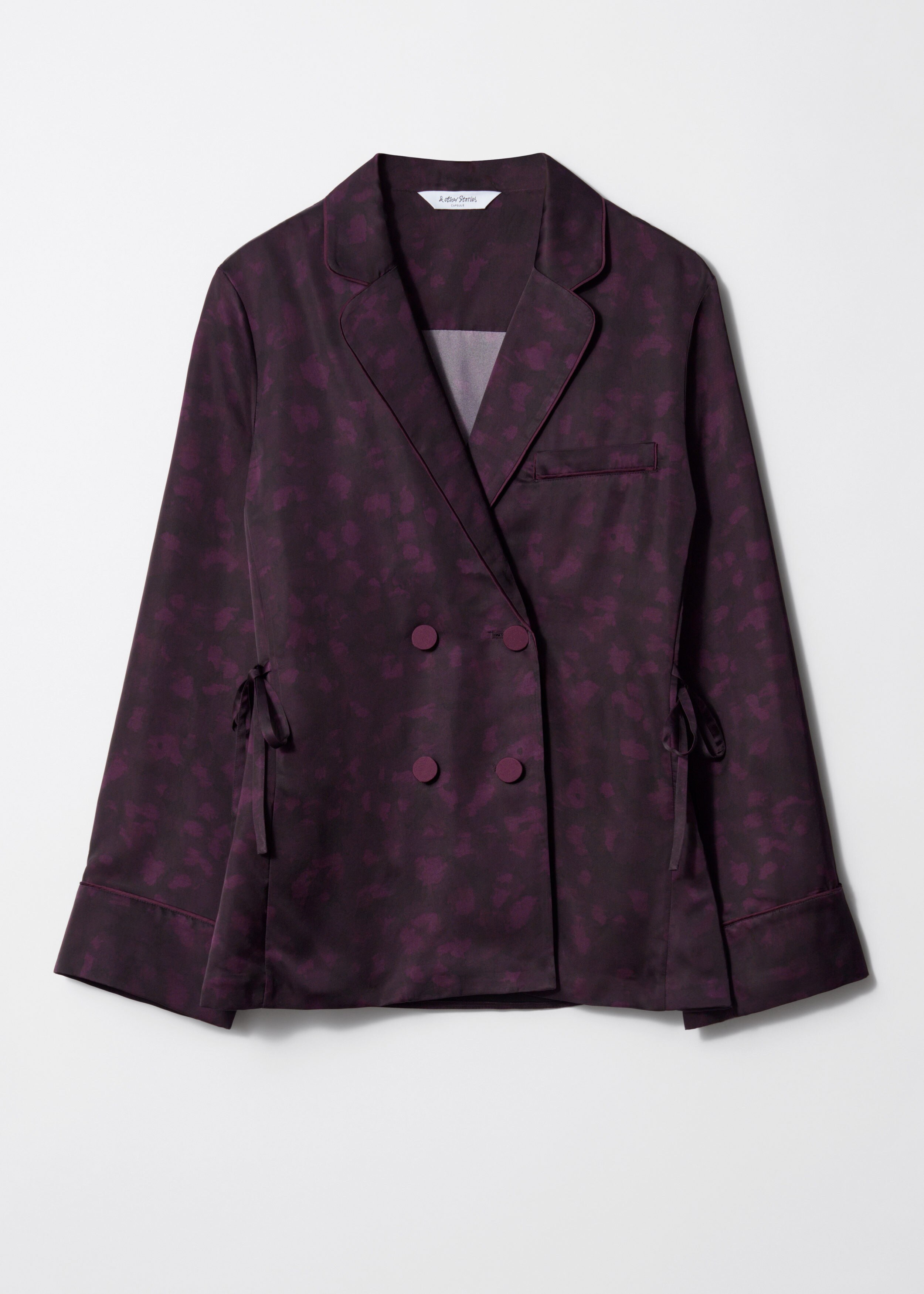 Double-Breasted Shirt Blazer