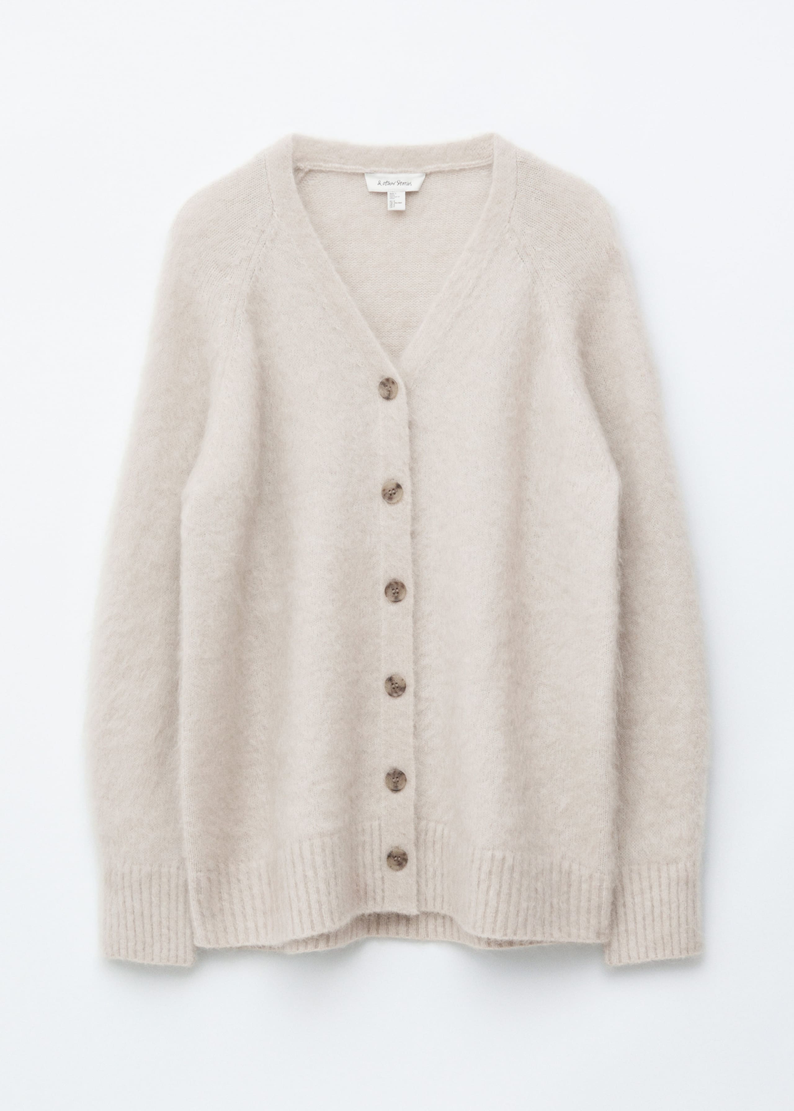 Image of Lange Strickjacke aus Mohair-Mix