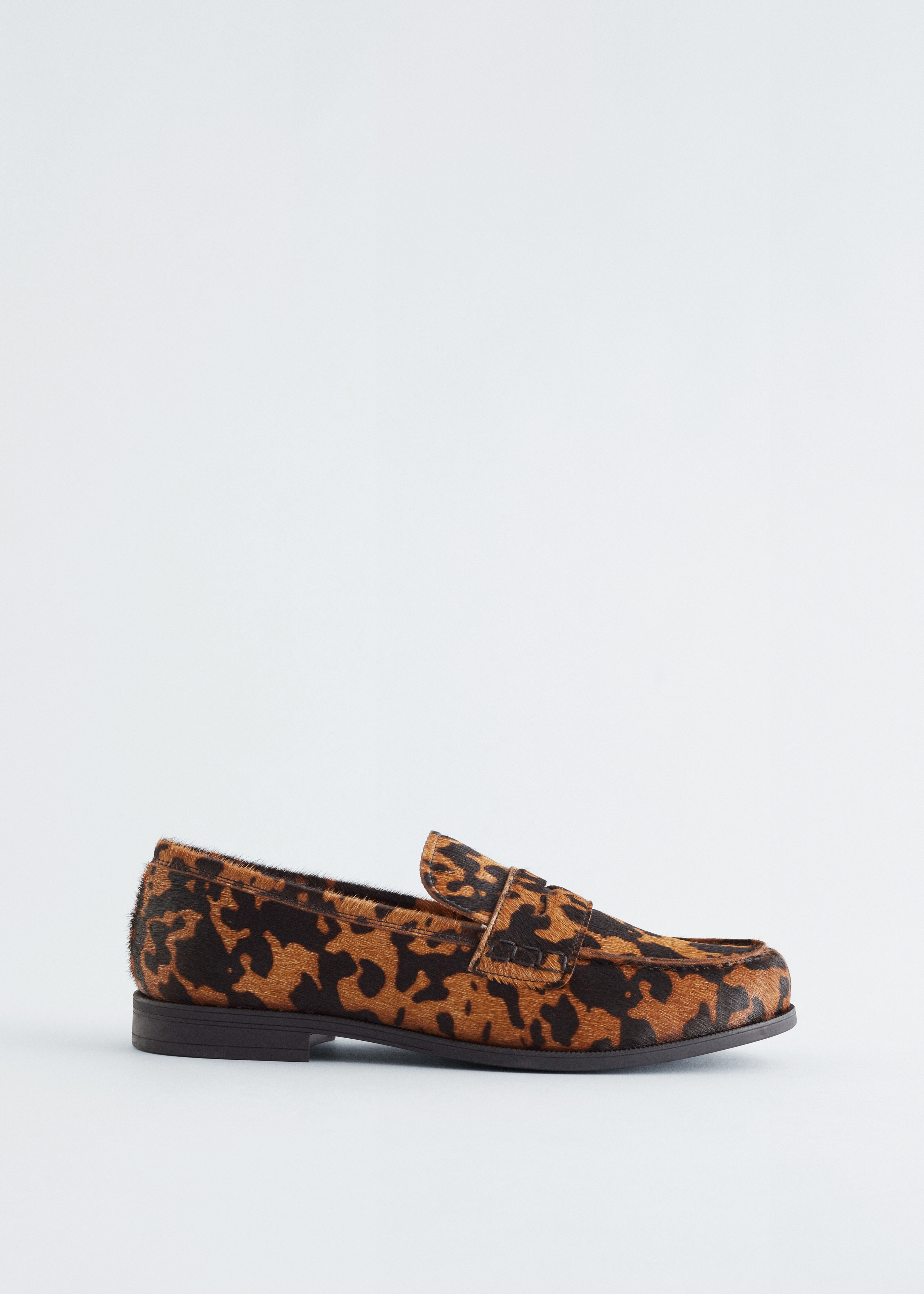 Cow-Print Loafers - Cow Print