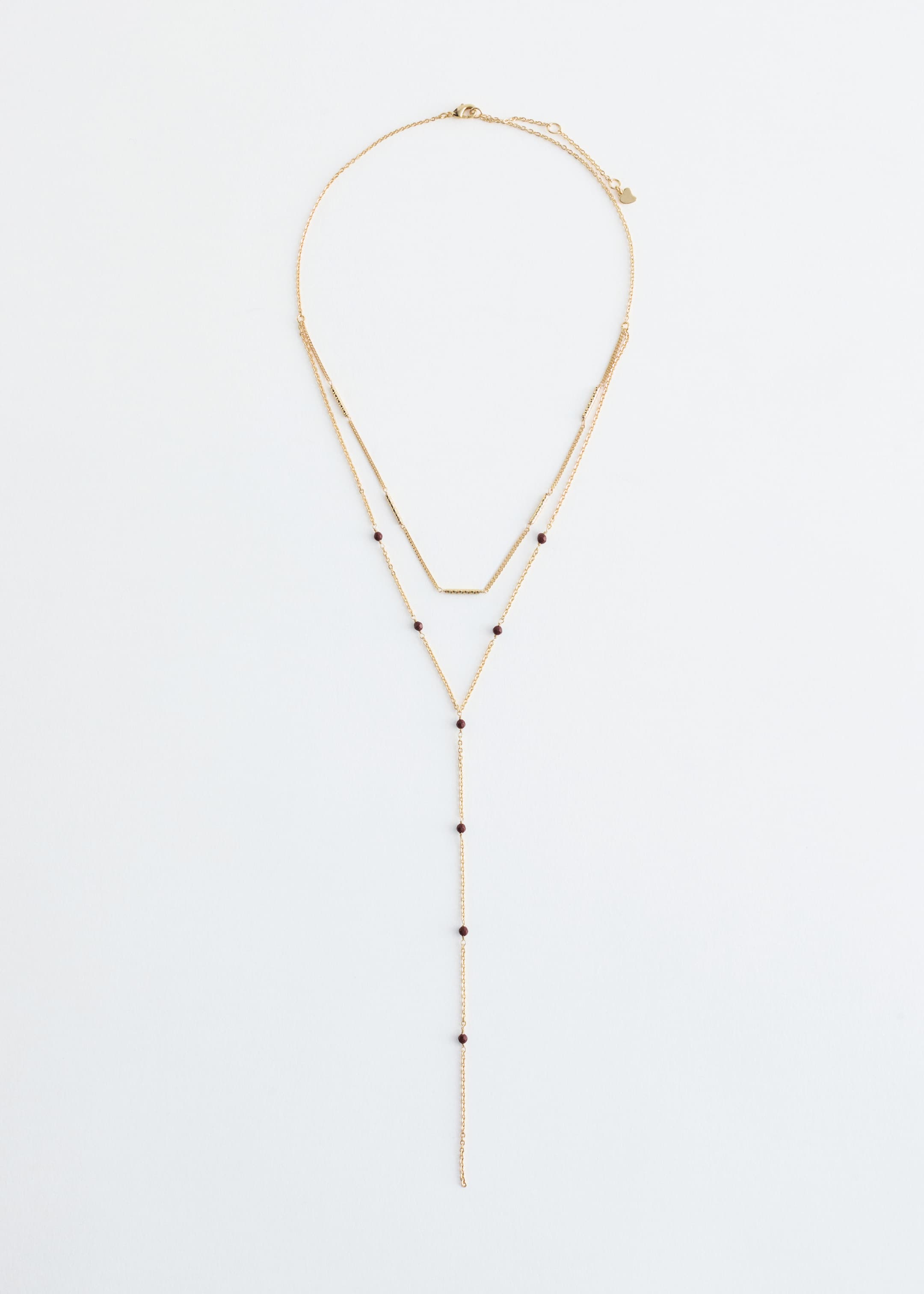 Ver imagem maior: Colar Lariat com contas - Dourado - SENHORA | H&M PT 1