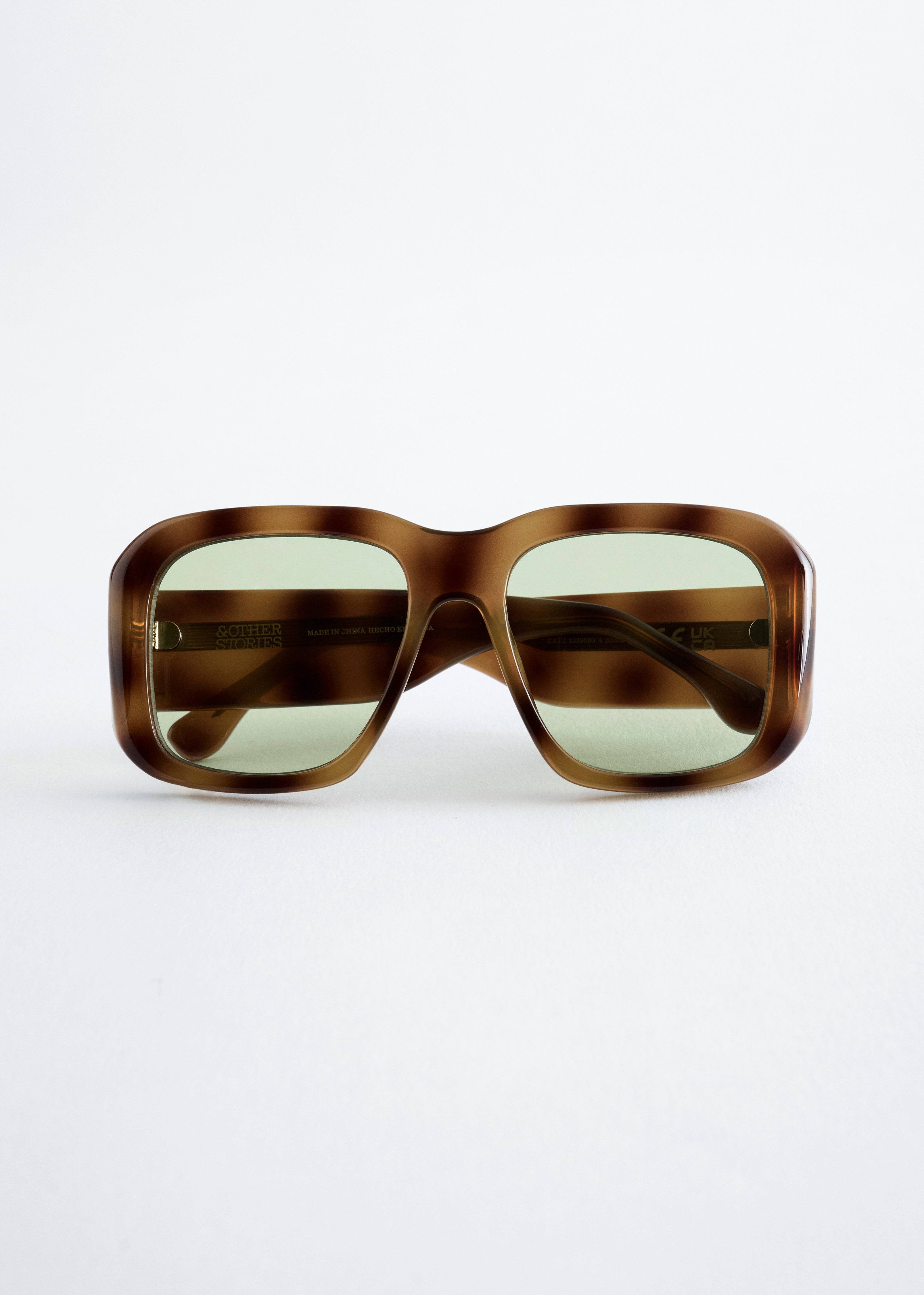 Oversized-Sonnenbrille - Braun/Schildpatt/Dunkelbraun