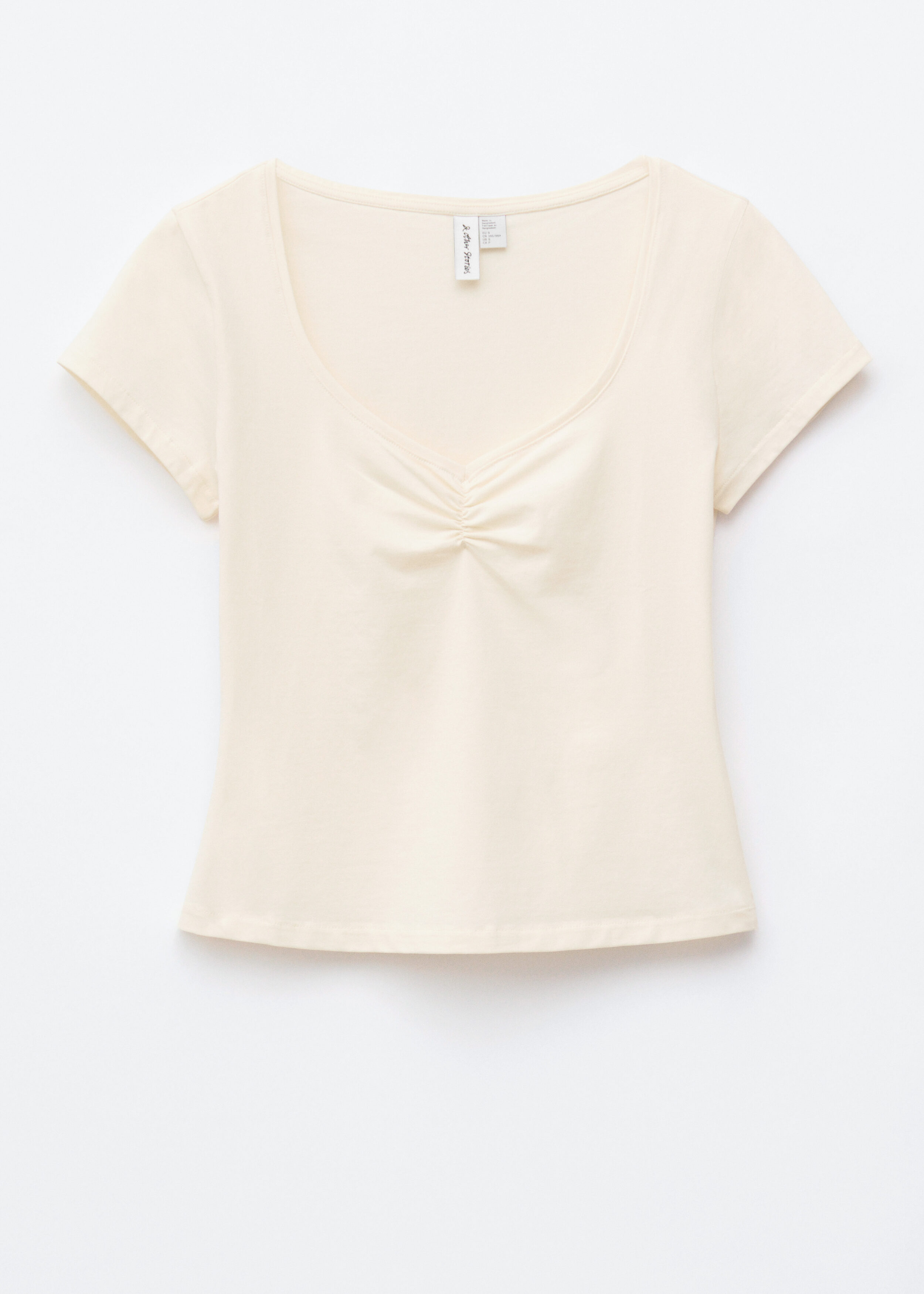Ruched Bust Jersey Top