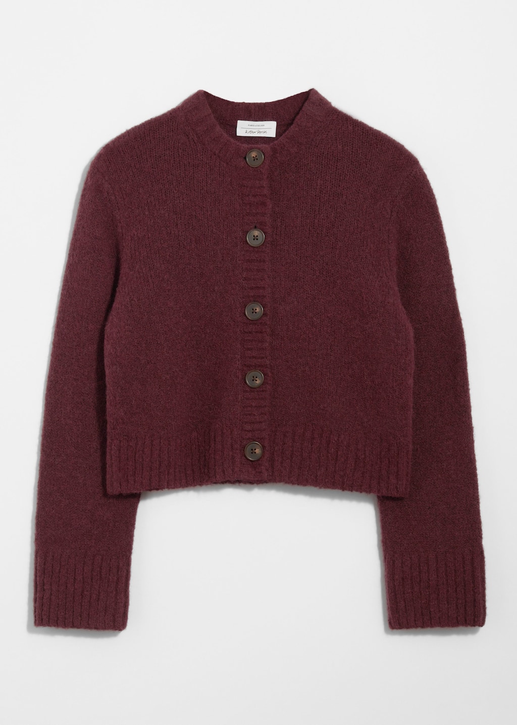 Image of Buttoned Knit Cardigan