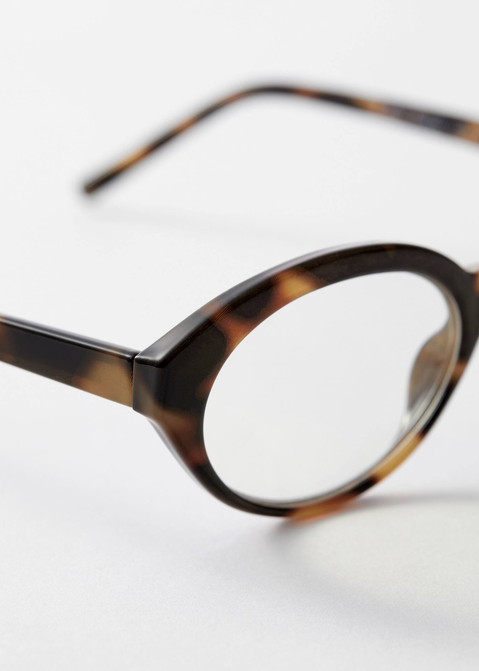 Gafas de sol de montura ovalada - Marrón/Transparente/Negro/Burdeos - 2