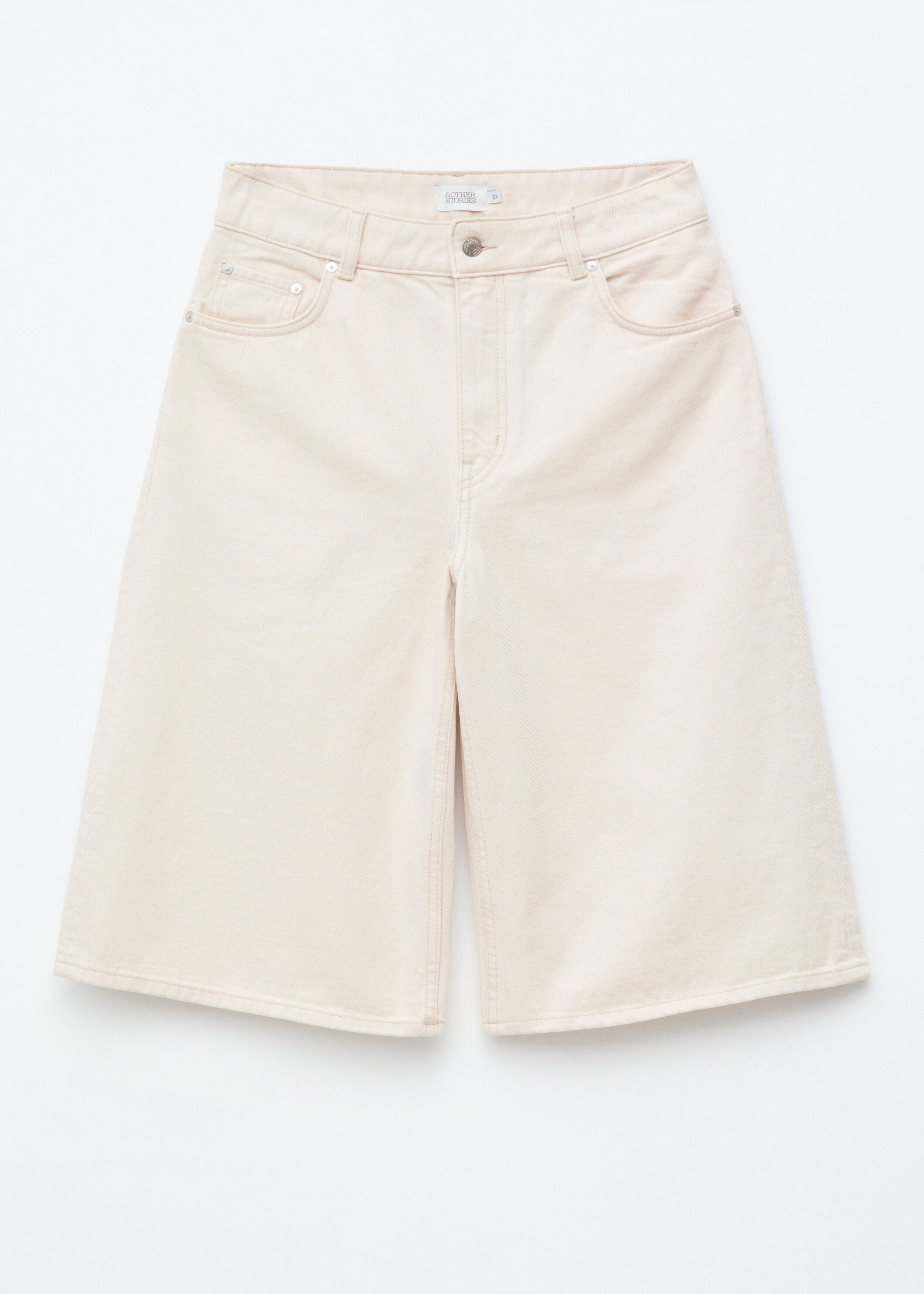 5-Pocket Denim Shorts - Light Beige - & Other Stories US