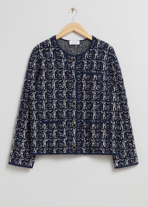 Blue/White Tweed