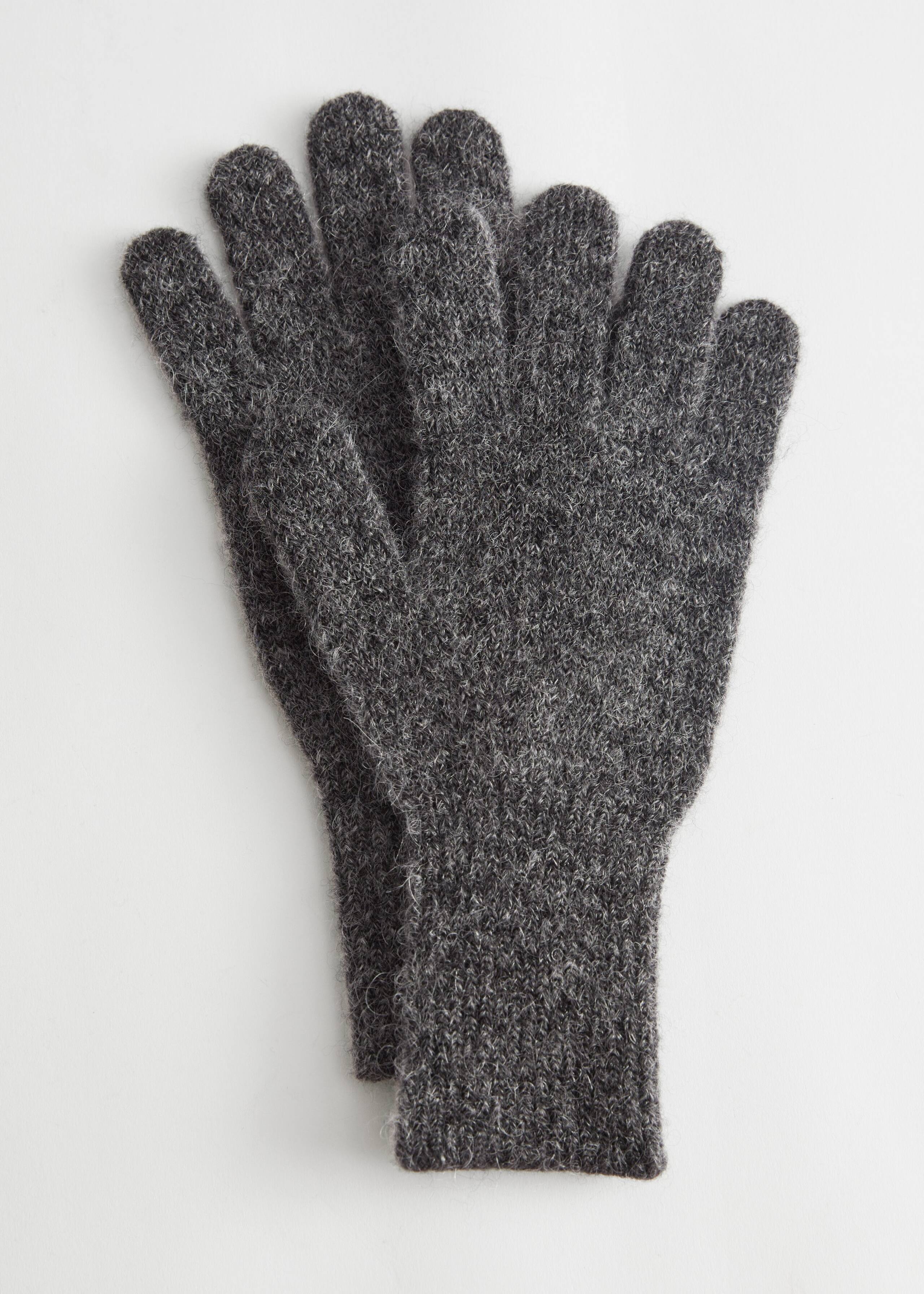 Mohair Wool Blend Gloves - Pink - Still Life