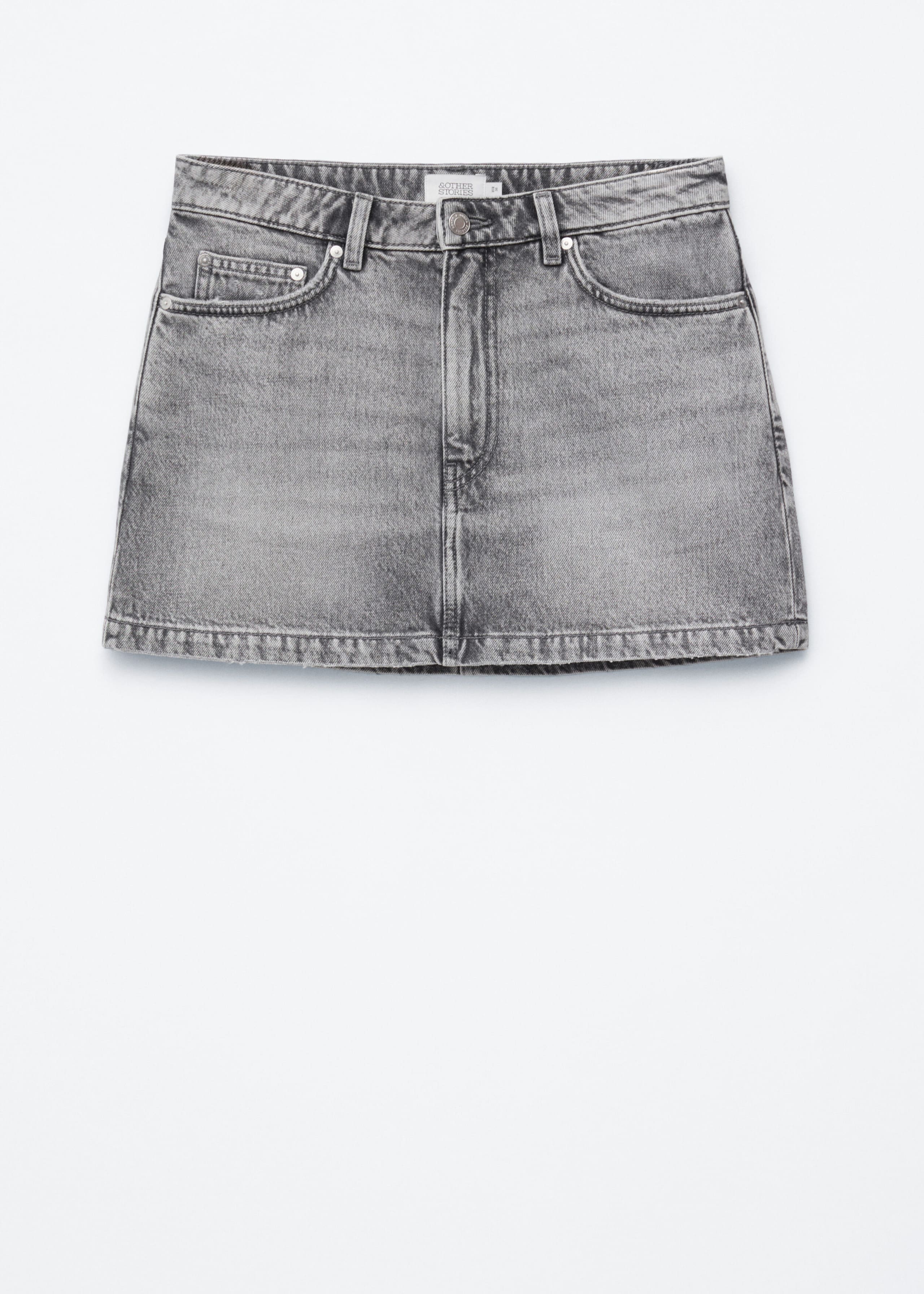 Denim Mini Skirt - Light Blue - Still Life