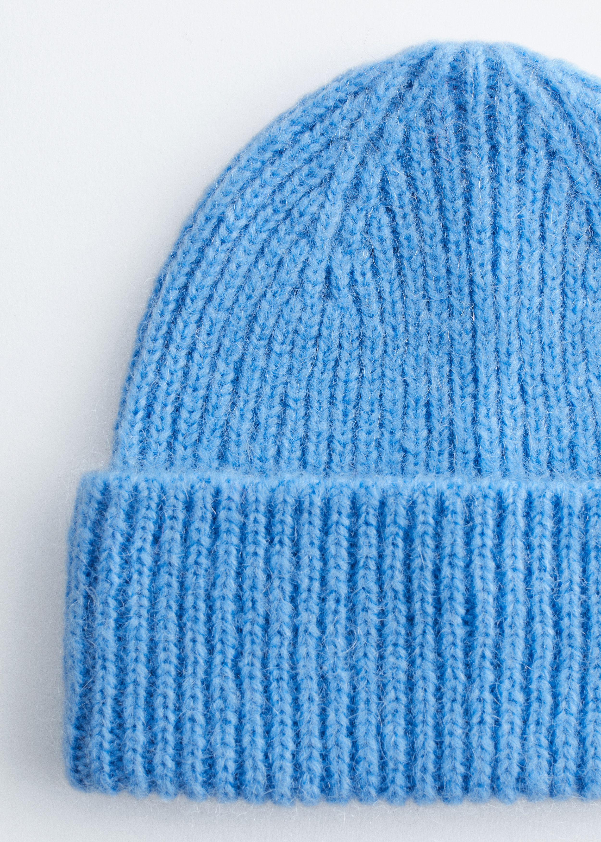 Wool Blend Beanie - Dusty blue - Headwear - & Other Stories GG
