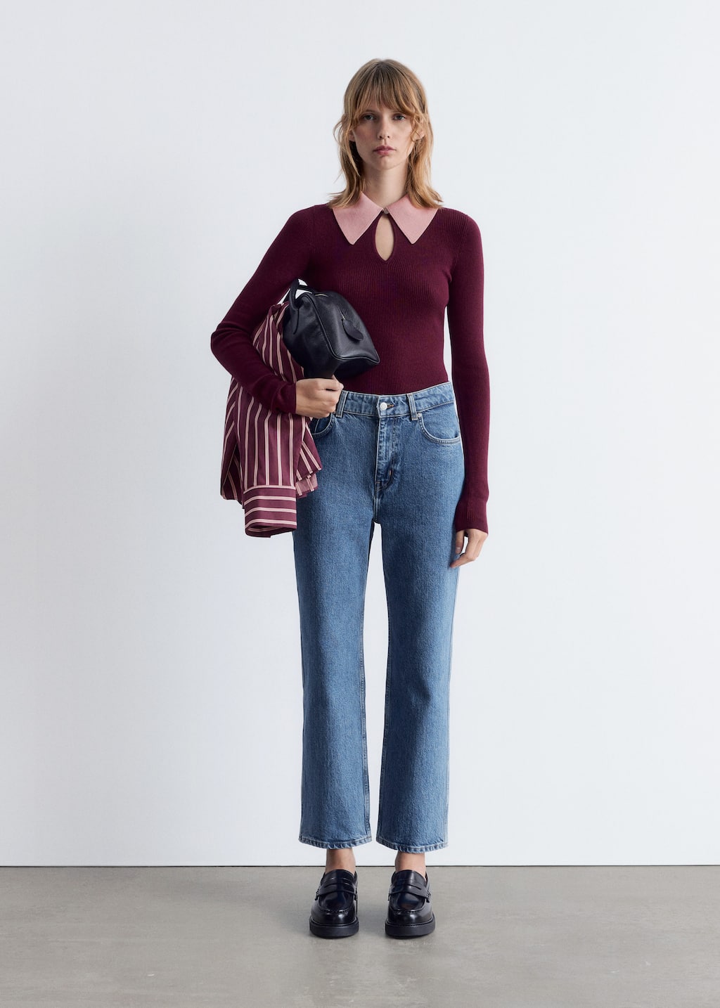 Image of Verkürzte Jeans mit schmalem Bein
