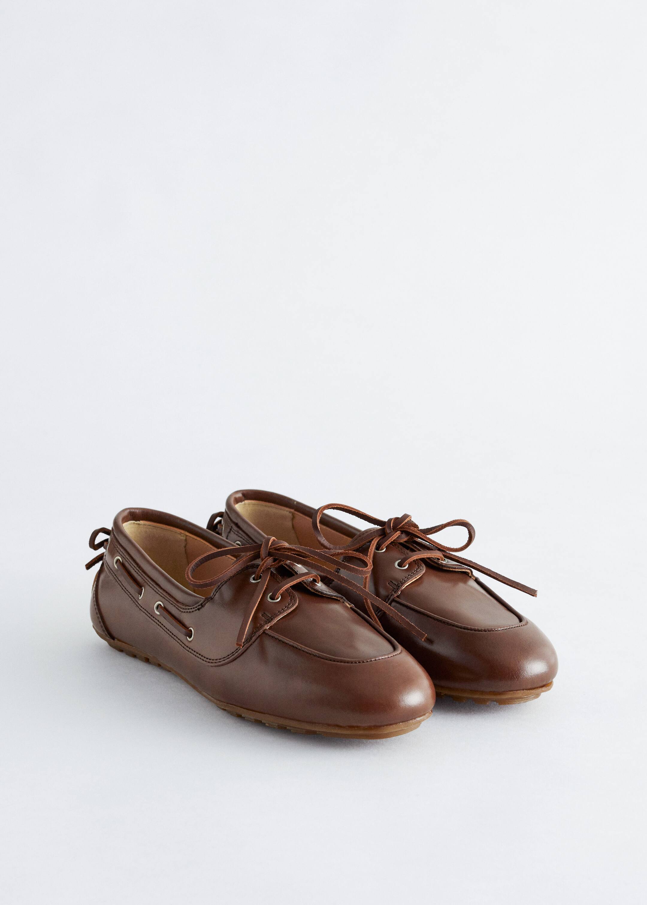 Visualizza immagine più grande: Scarpe da barca in pelle - Marrone - DONNA | H&M IT 5