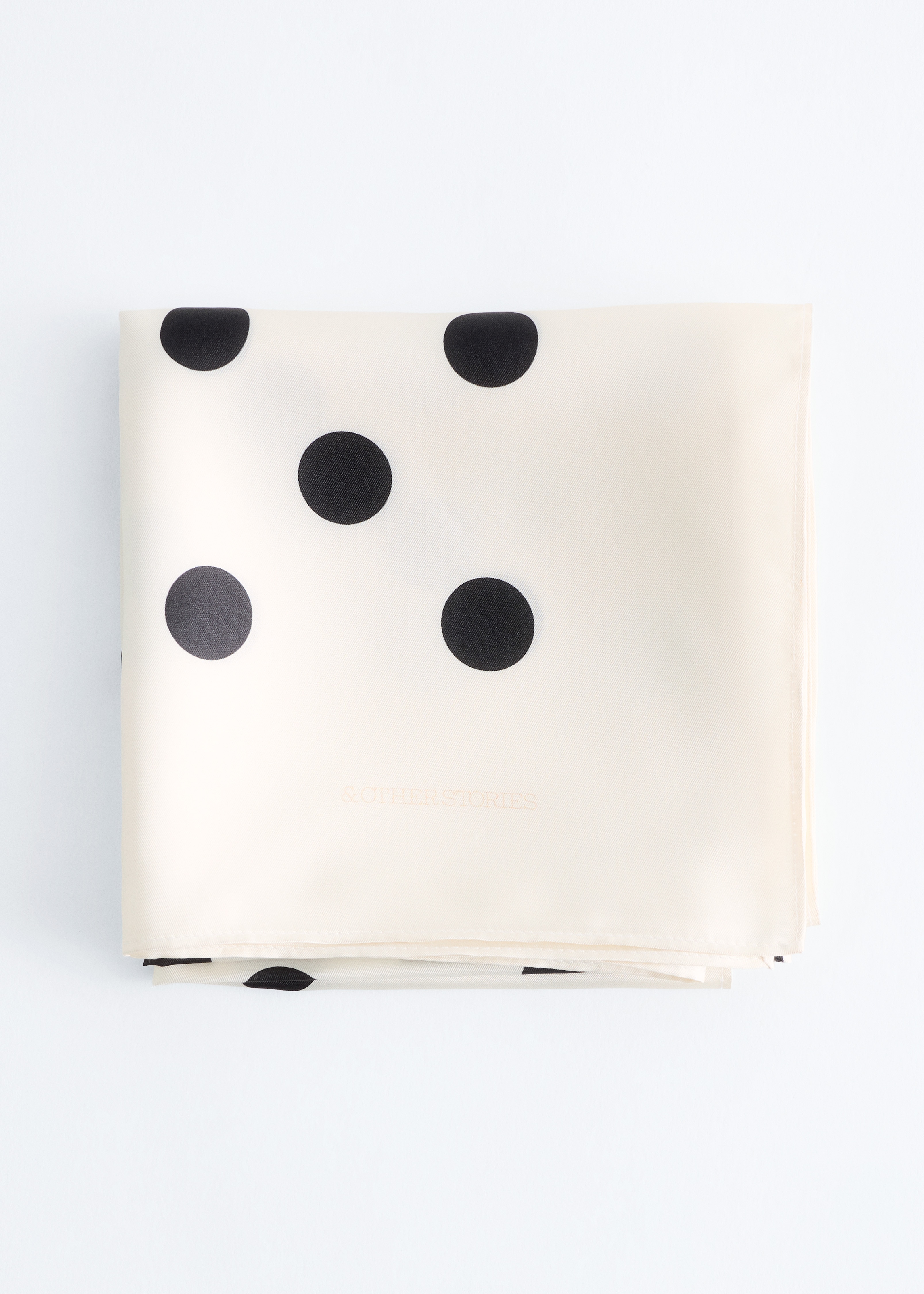 Polkadot Print Scarf - Bianco/Pois neri/Pois bianchi/neri/Brown/Pink Dots