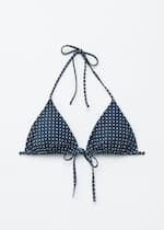 Dark Blue/White Dots
