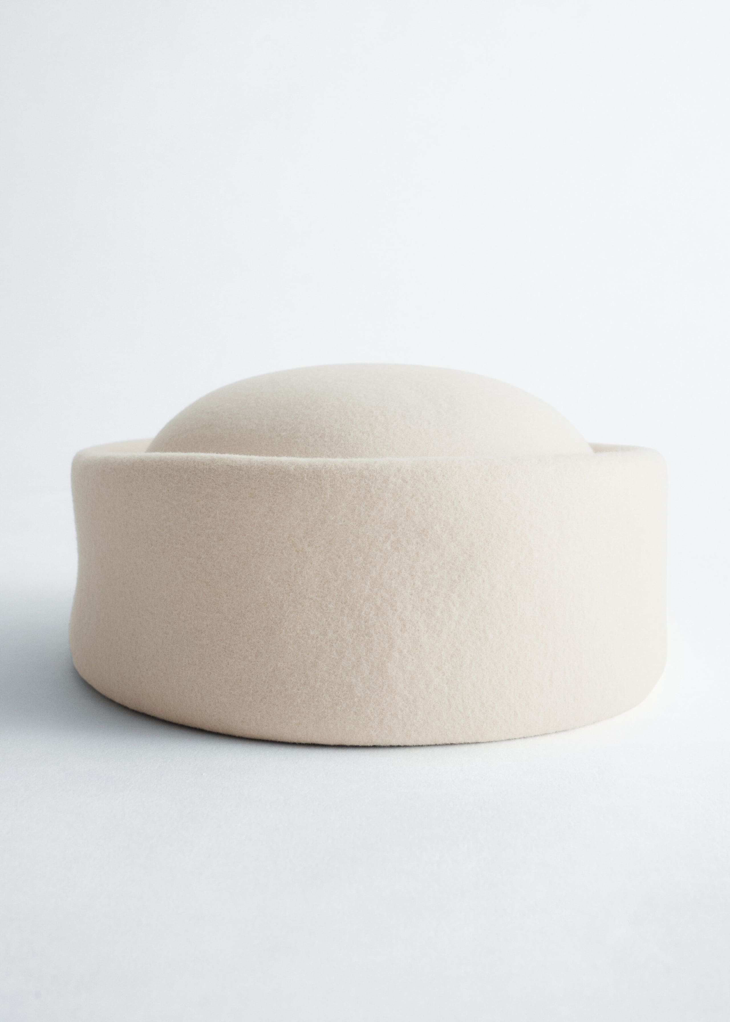 Wide Brim Felt Hat - Off White - Still Life
