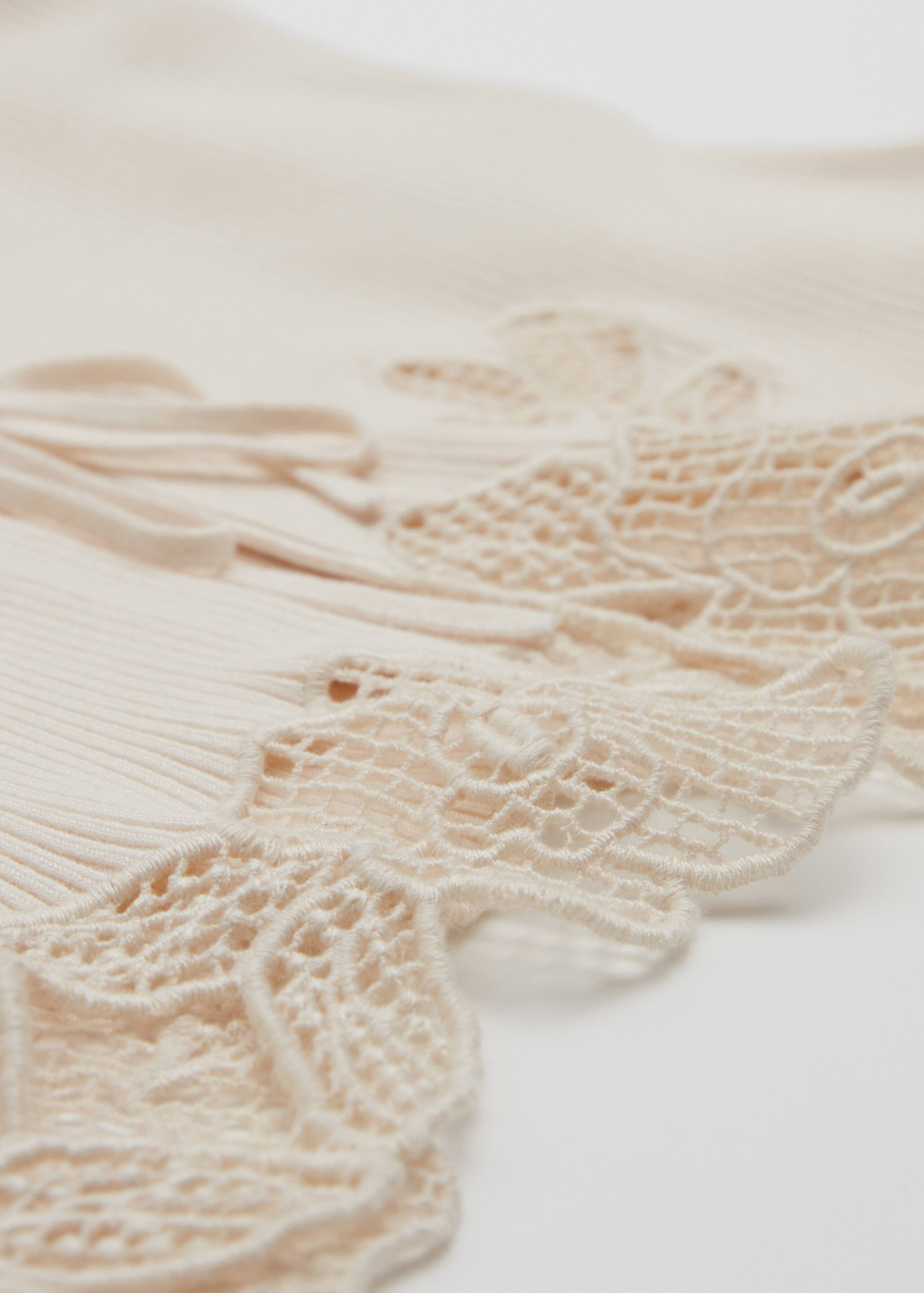 Floral Lace Embellished Cardigan - {{variantName}} - Descrizione dettagliata