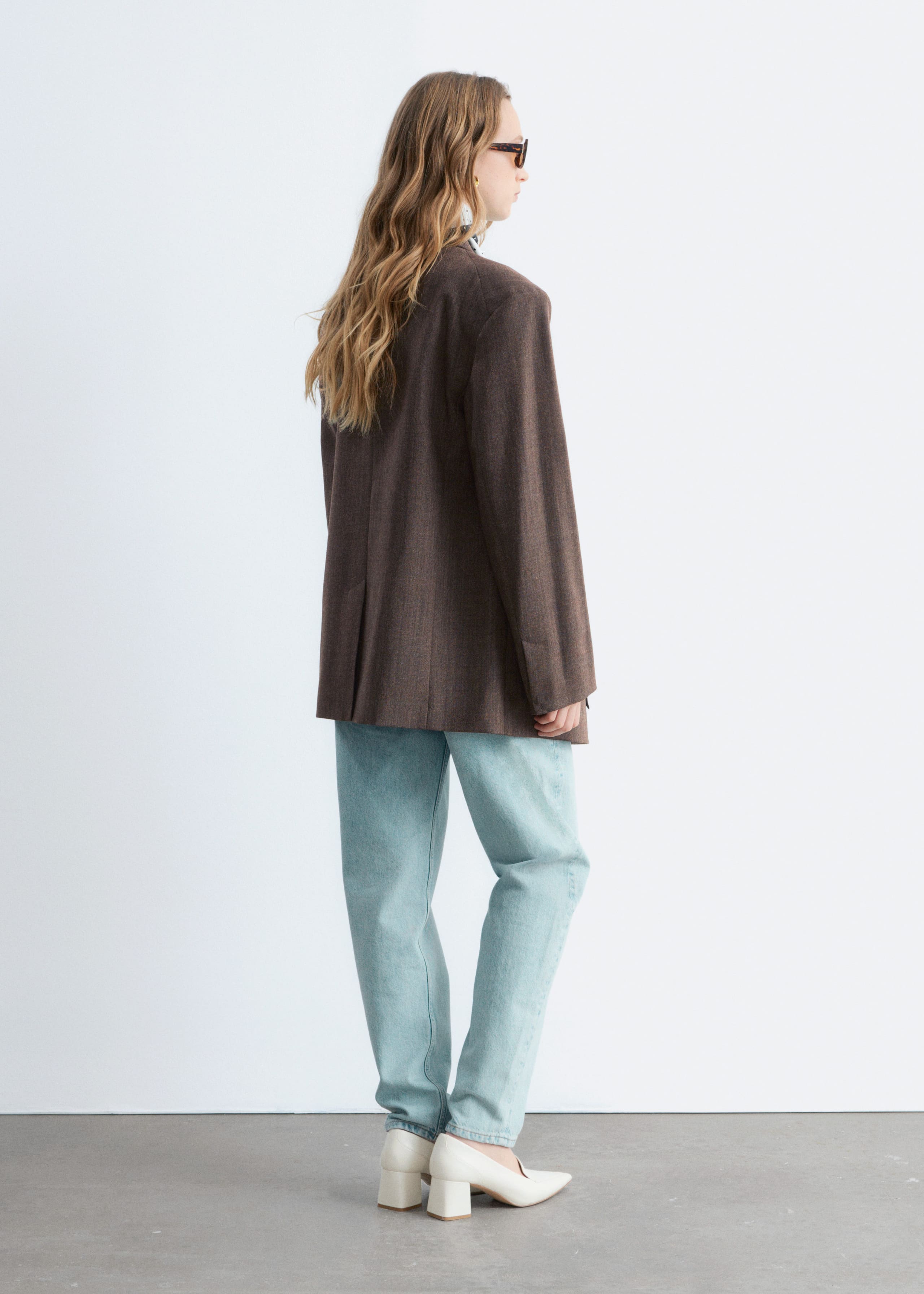 Image of Double-Breasted Wool Blazer