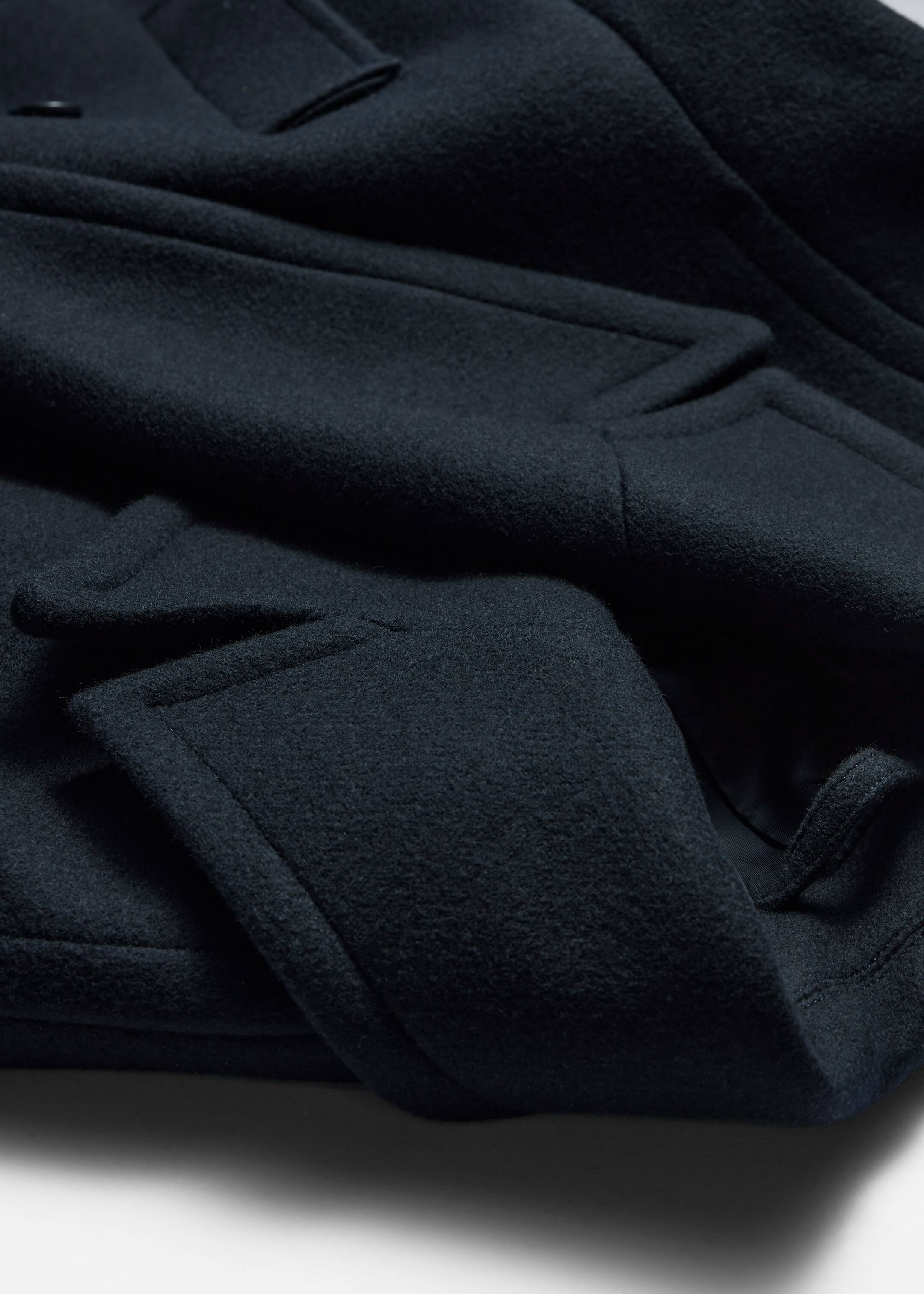 Größeres Bild anzeigen: Eleganter Cabanmantel aus Wolle - Navyblau - Ladies | H&M AT 10