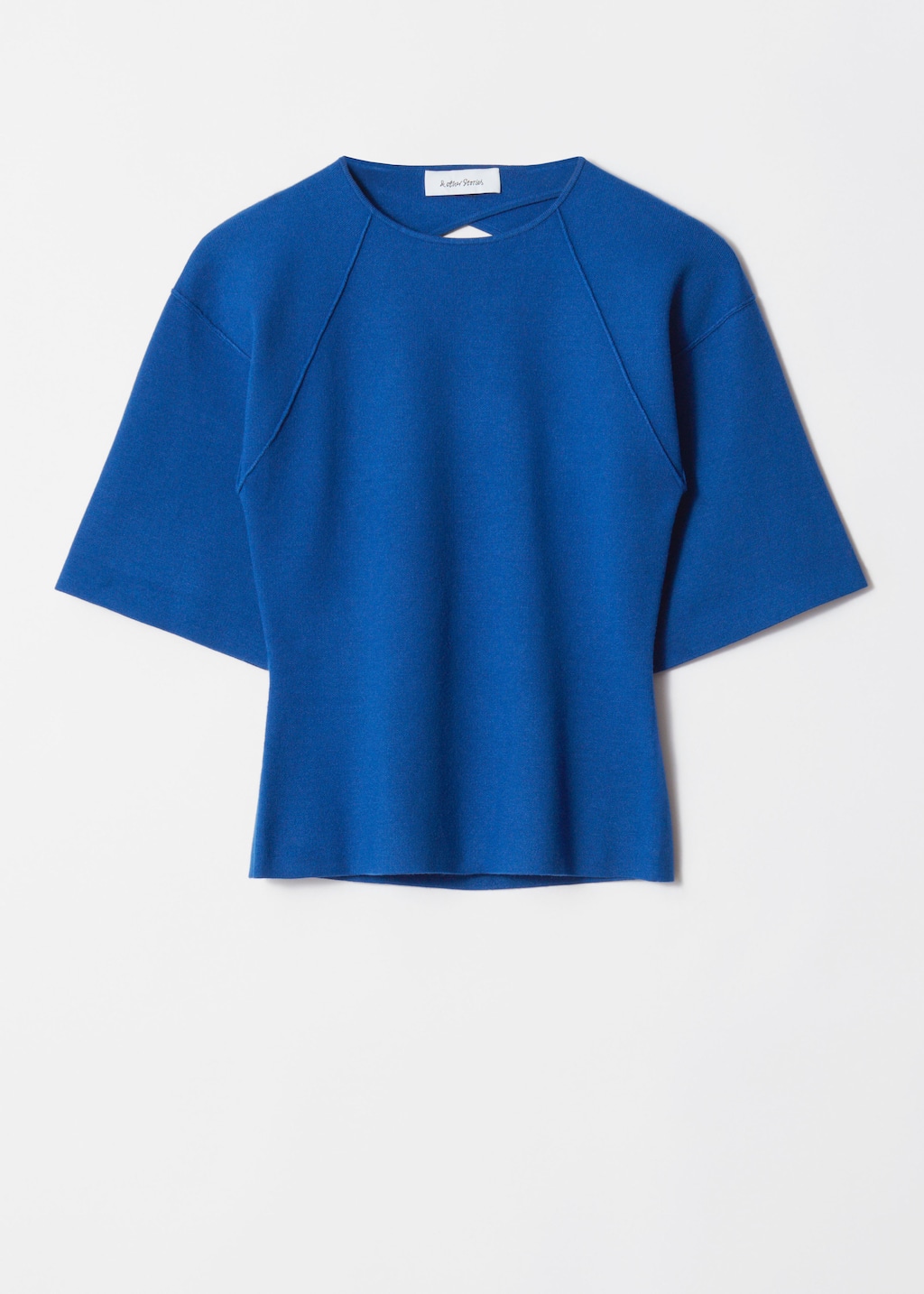Top de mangas anchas con espalda descubierta - Azul - Bodegón