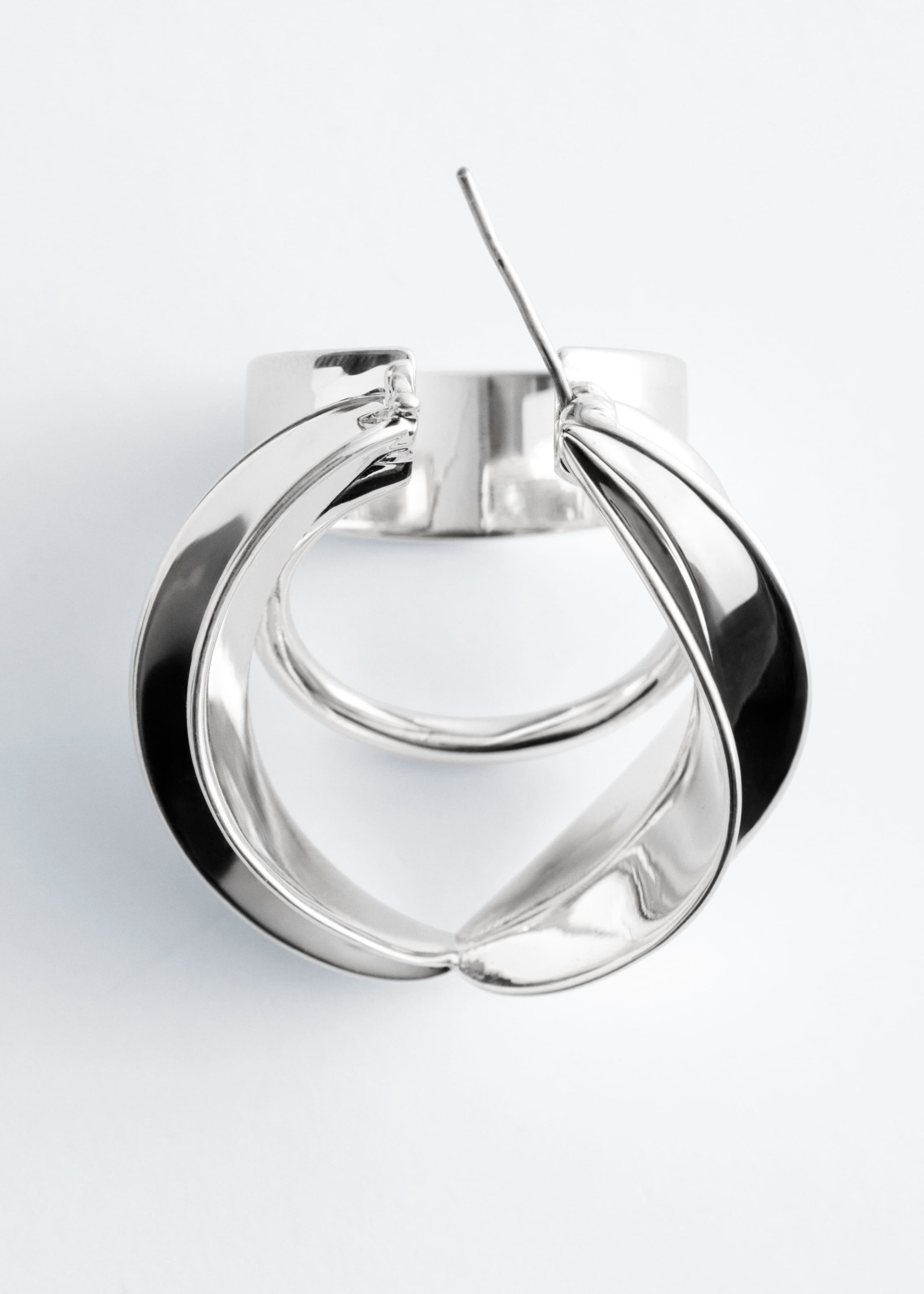 Image of Sculptural Hoop Earrings