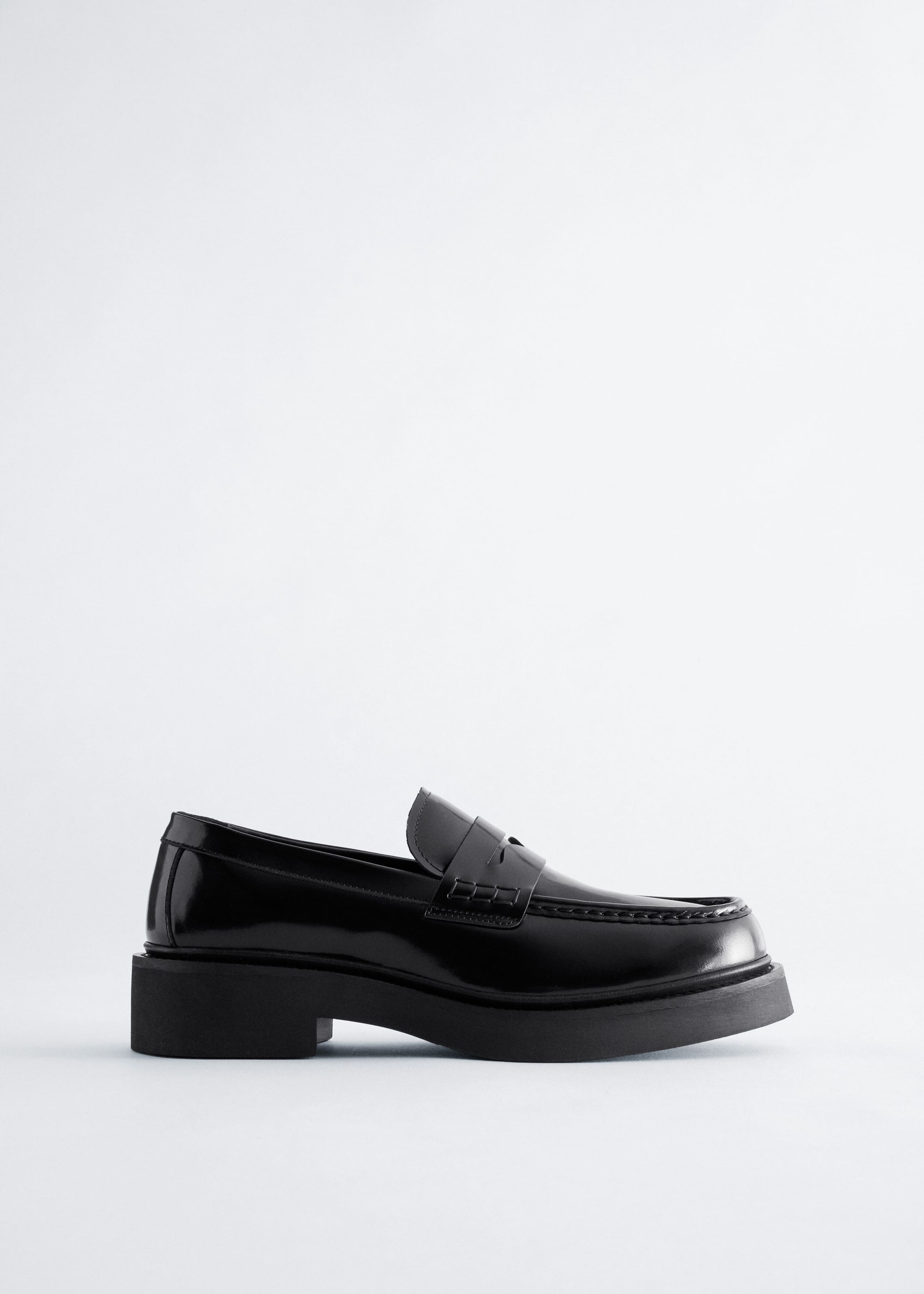 Mocassins en cuir épais - Noir - Still Life