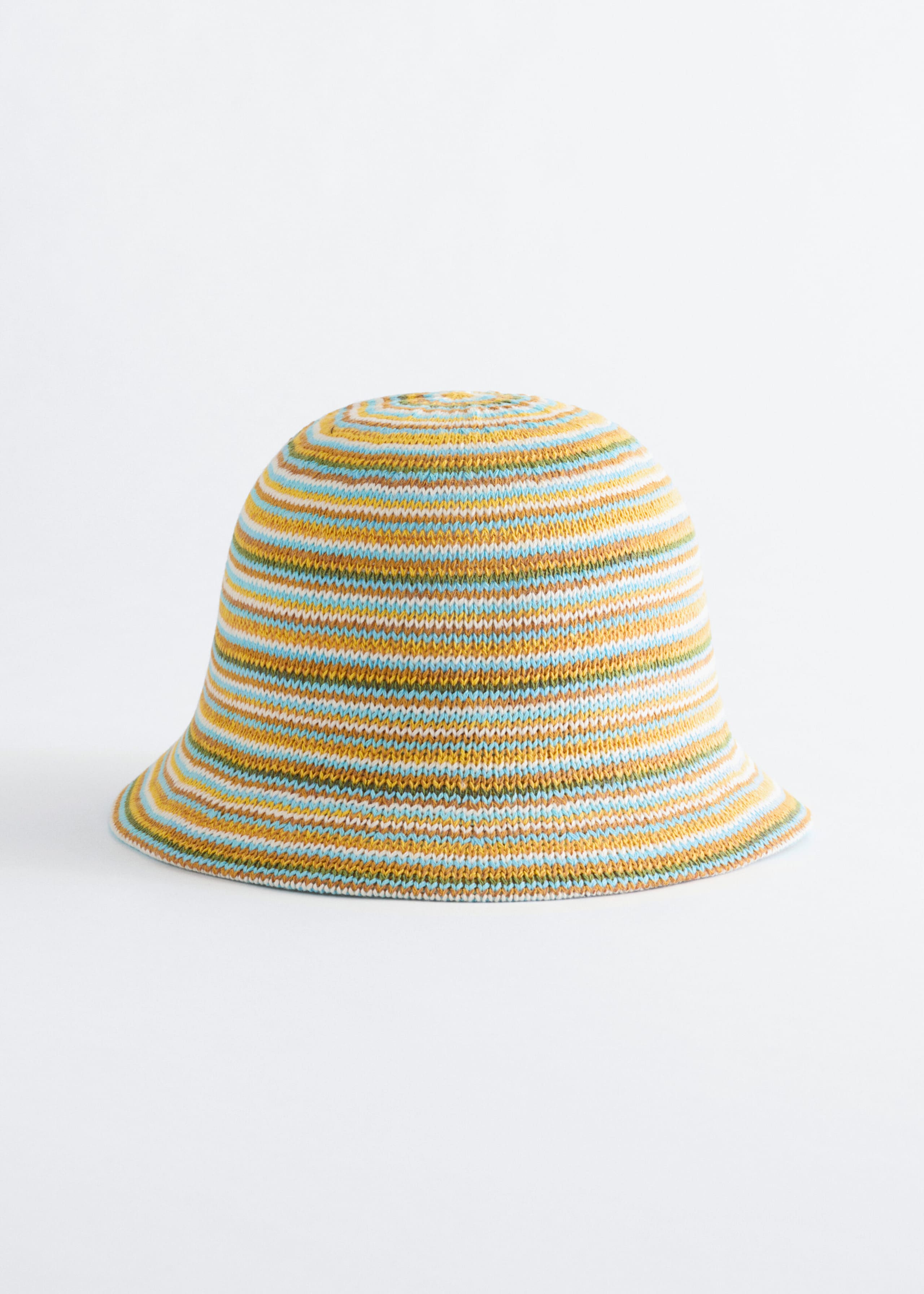 Crochet Bucket Hat - Yellow/Multi Colour - Still Life