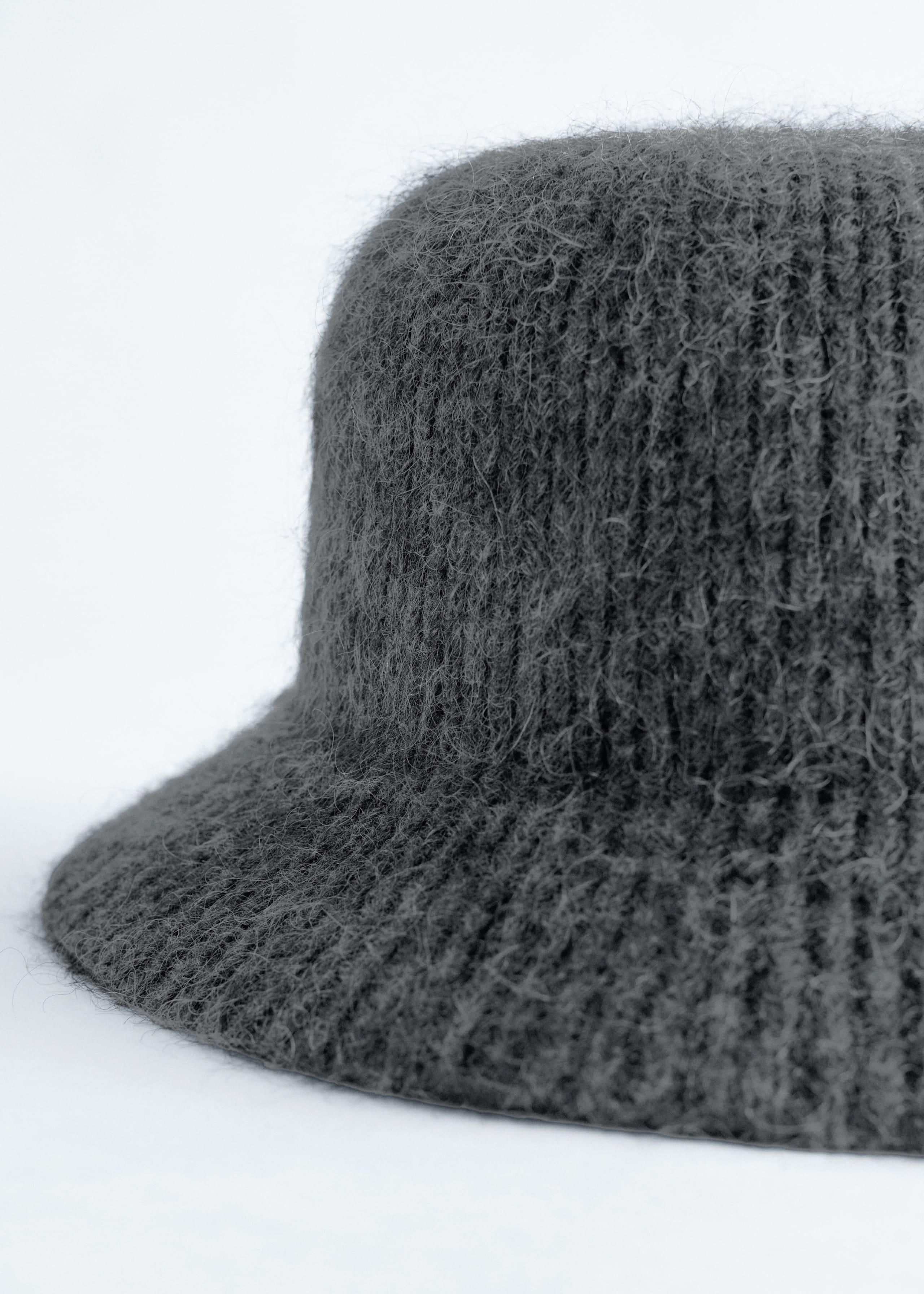 Image of Brushed Knitted Bucket Hat