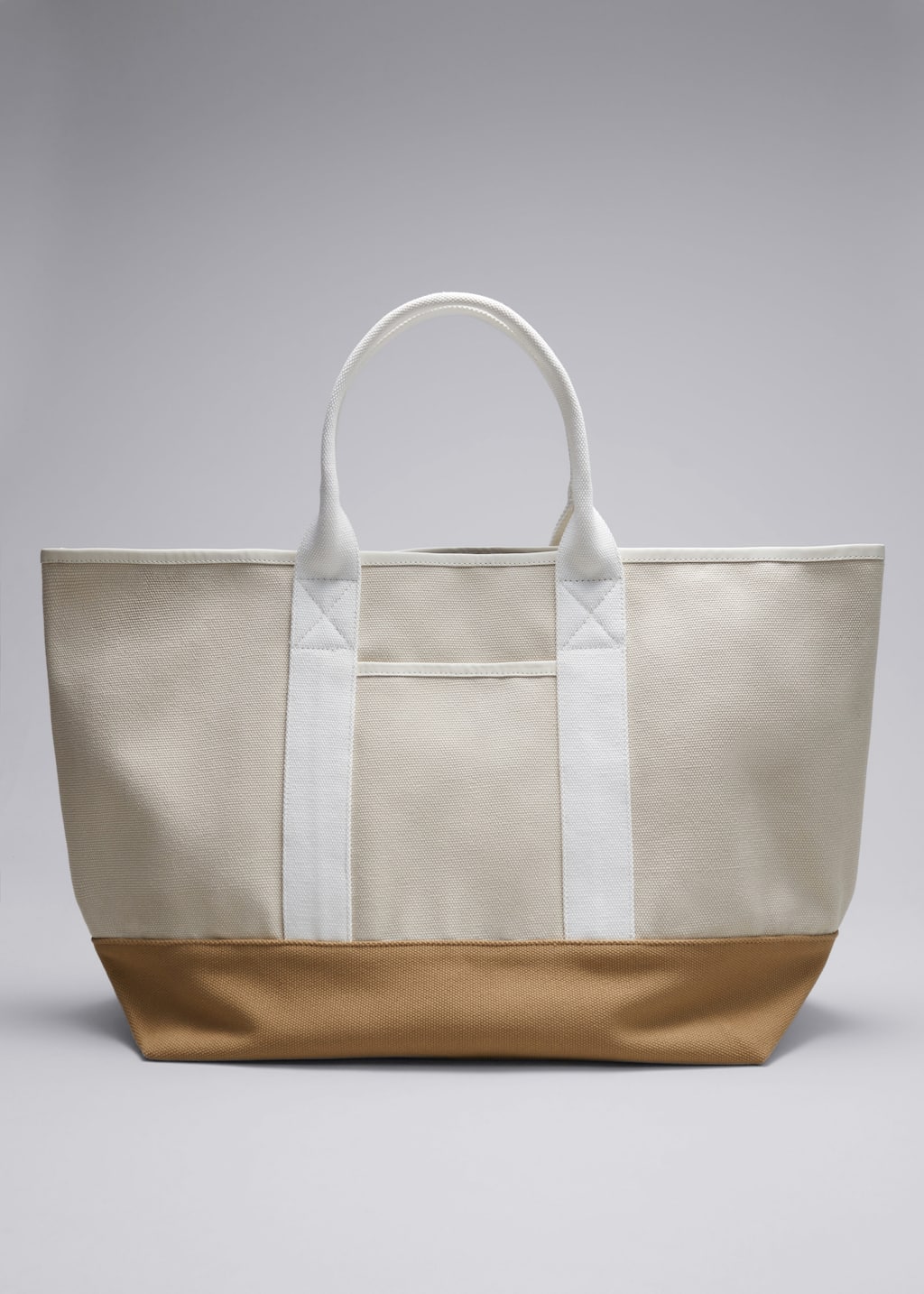 Image of Bolso tipo tote grande de lona