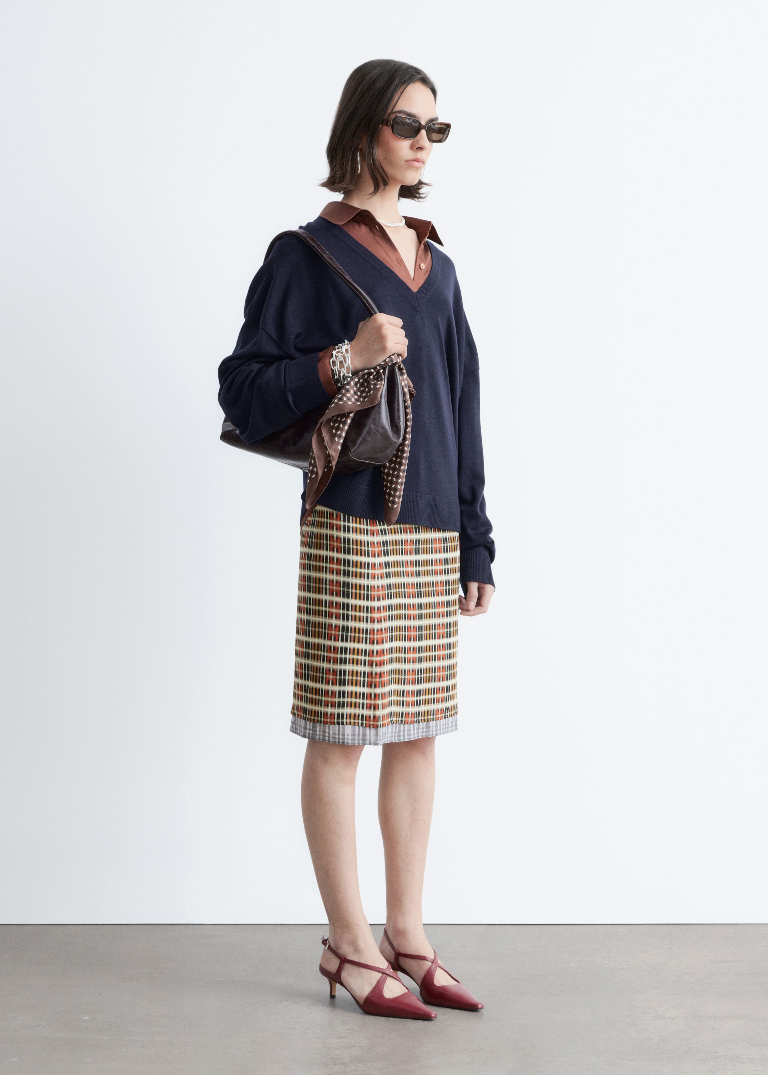 Image of V-Neck Wool Jumper