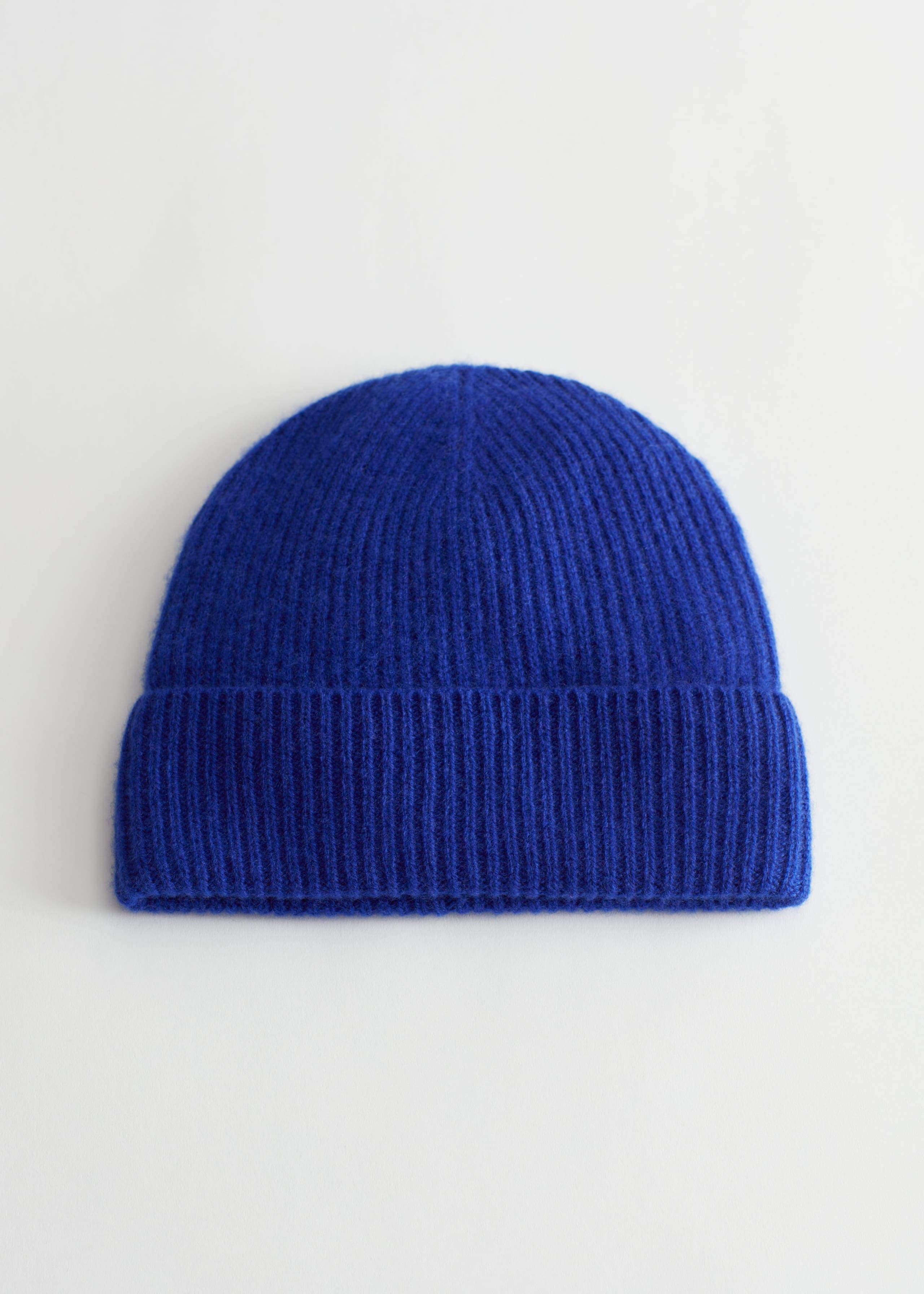 Ribbed Cashmere Knit Beanie - Beige - Still Life