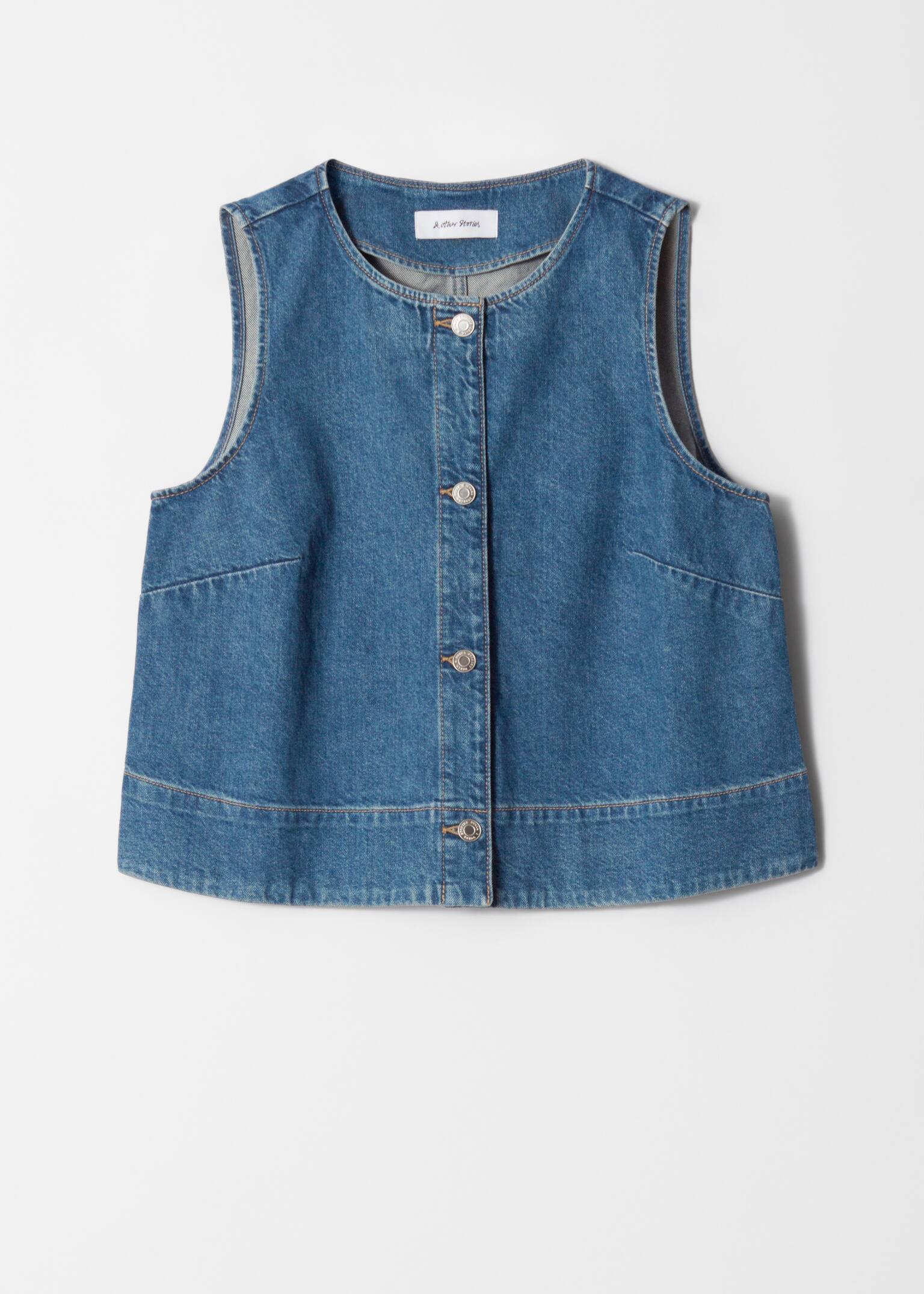 Vestă din denim - Albastru - 2