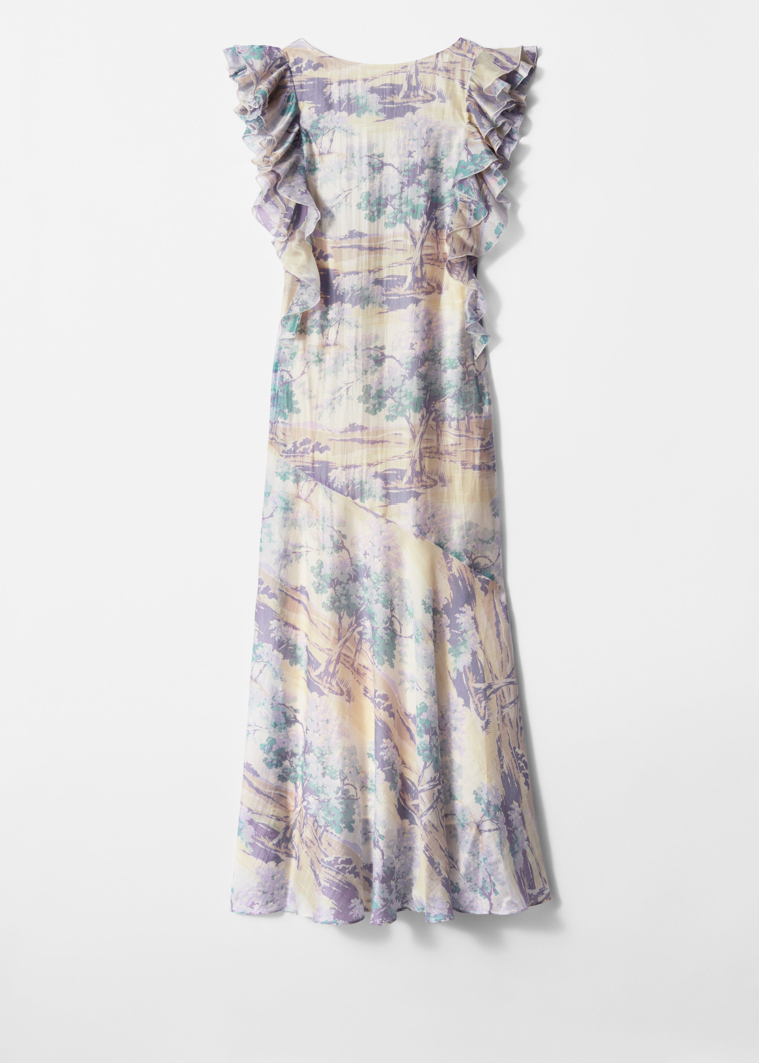 Frilled Maxi Dress